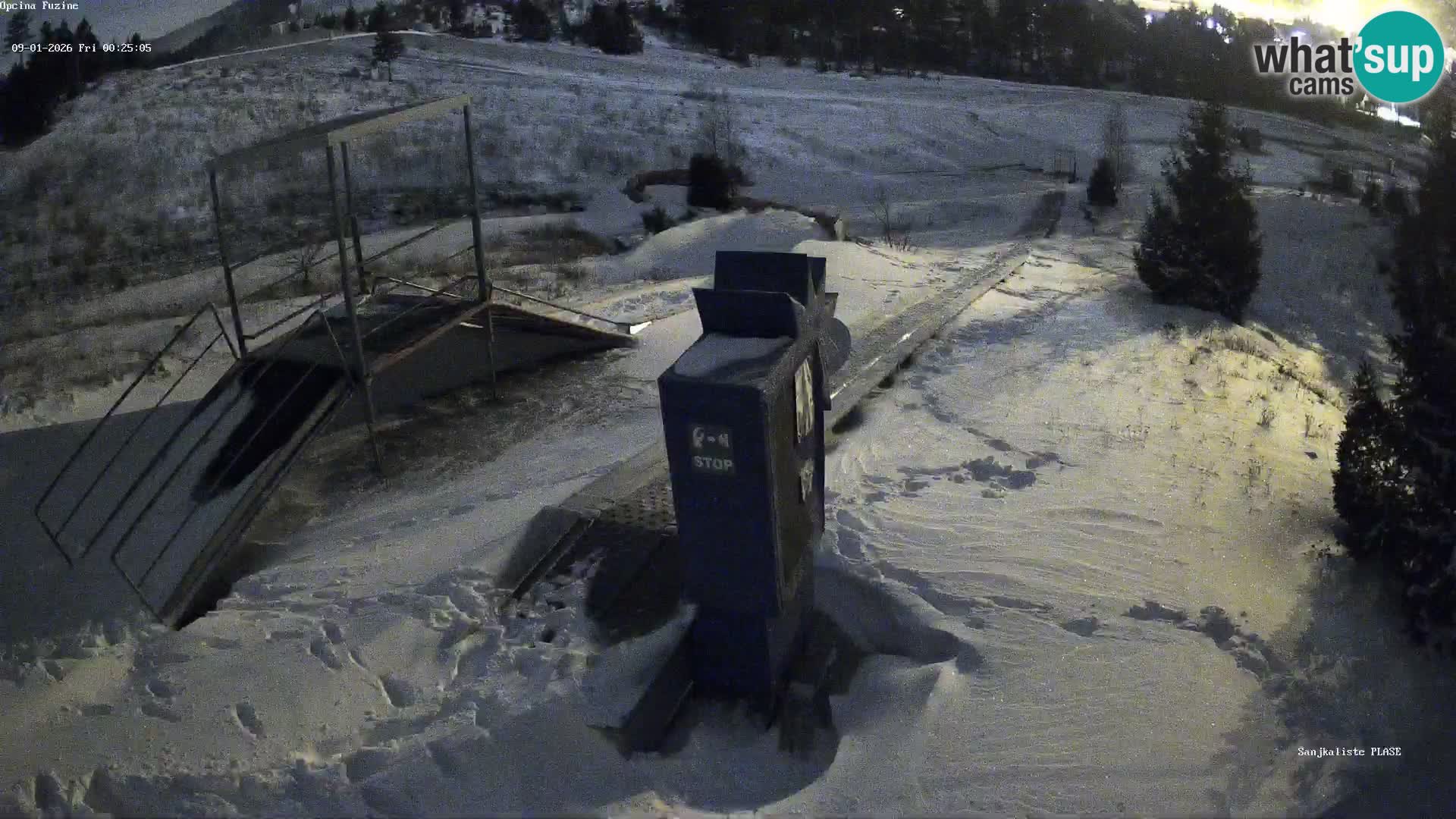 Live webcam Fužine toboggan run – Croatia