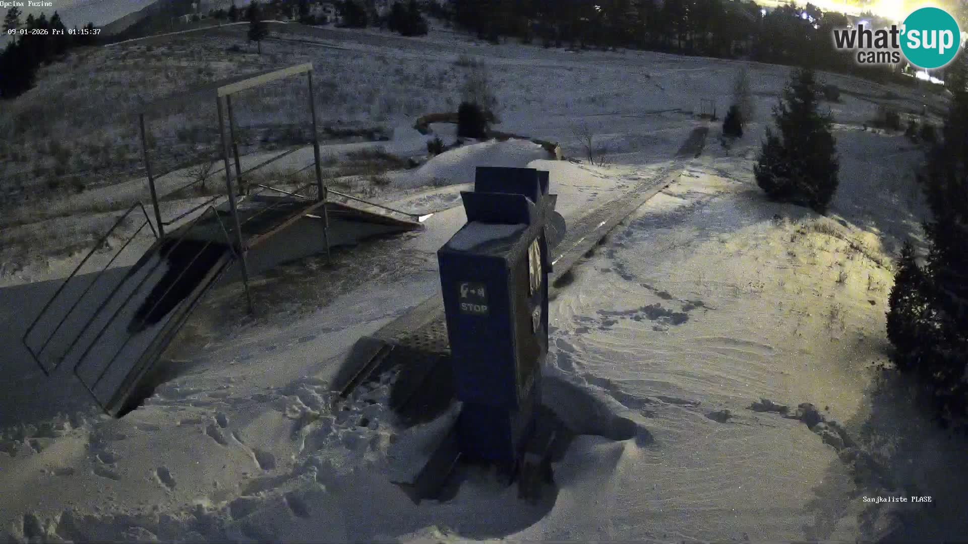 Live webcam Fužine toboggan run – Croatia