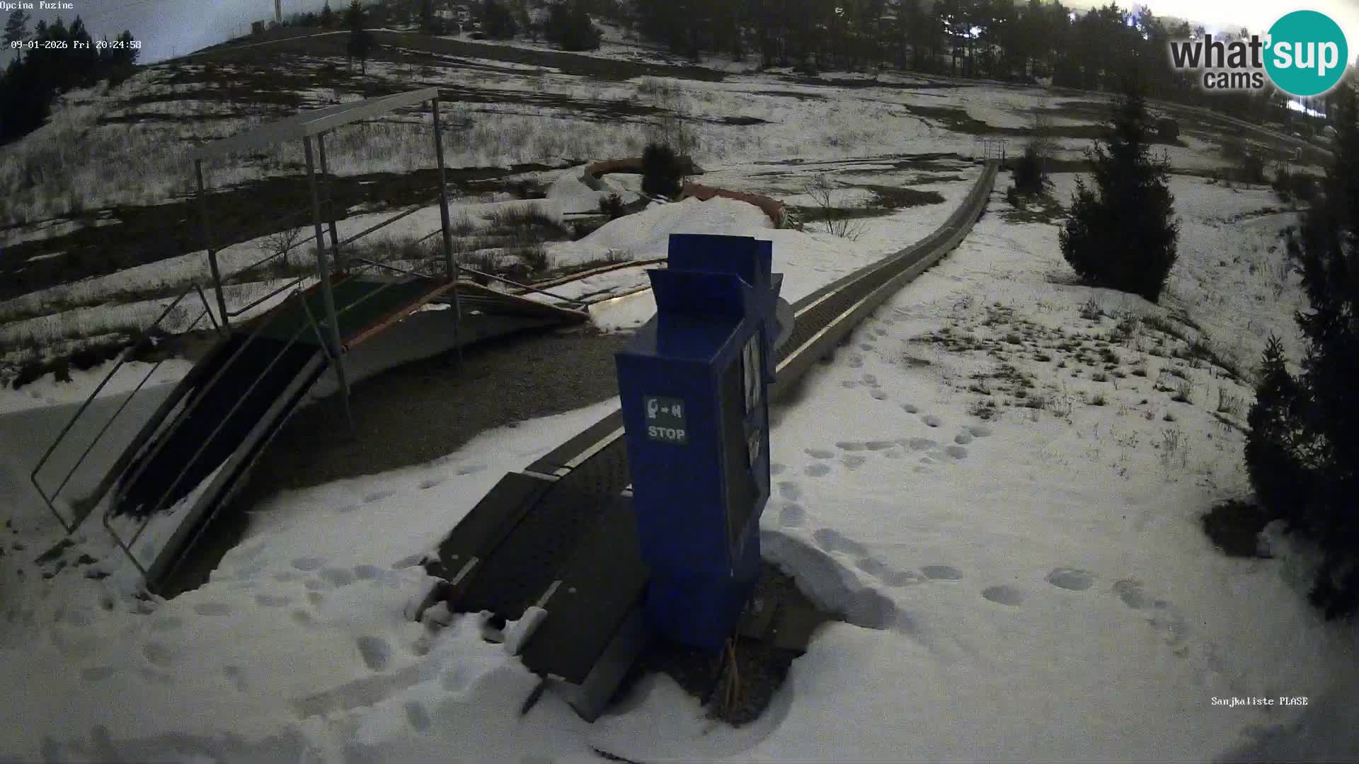 Spletna kamera v živo Sankališče Fužine – Hrvaška