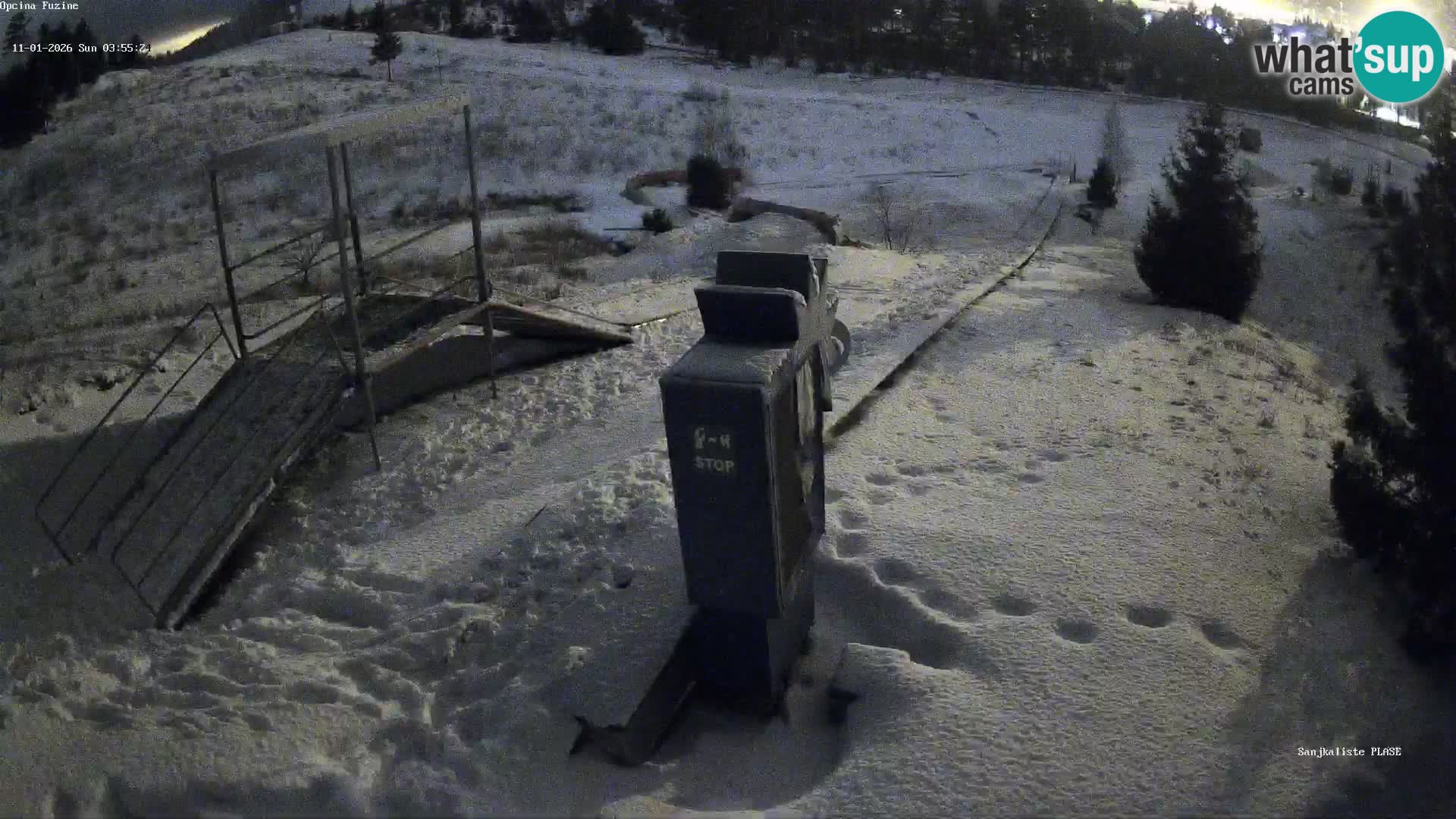 Live webcam Fužine toboggan run – Croatia