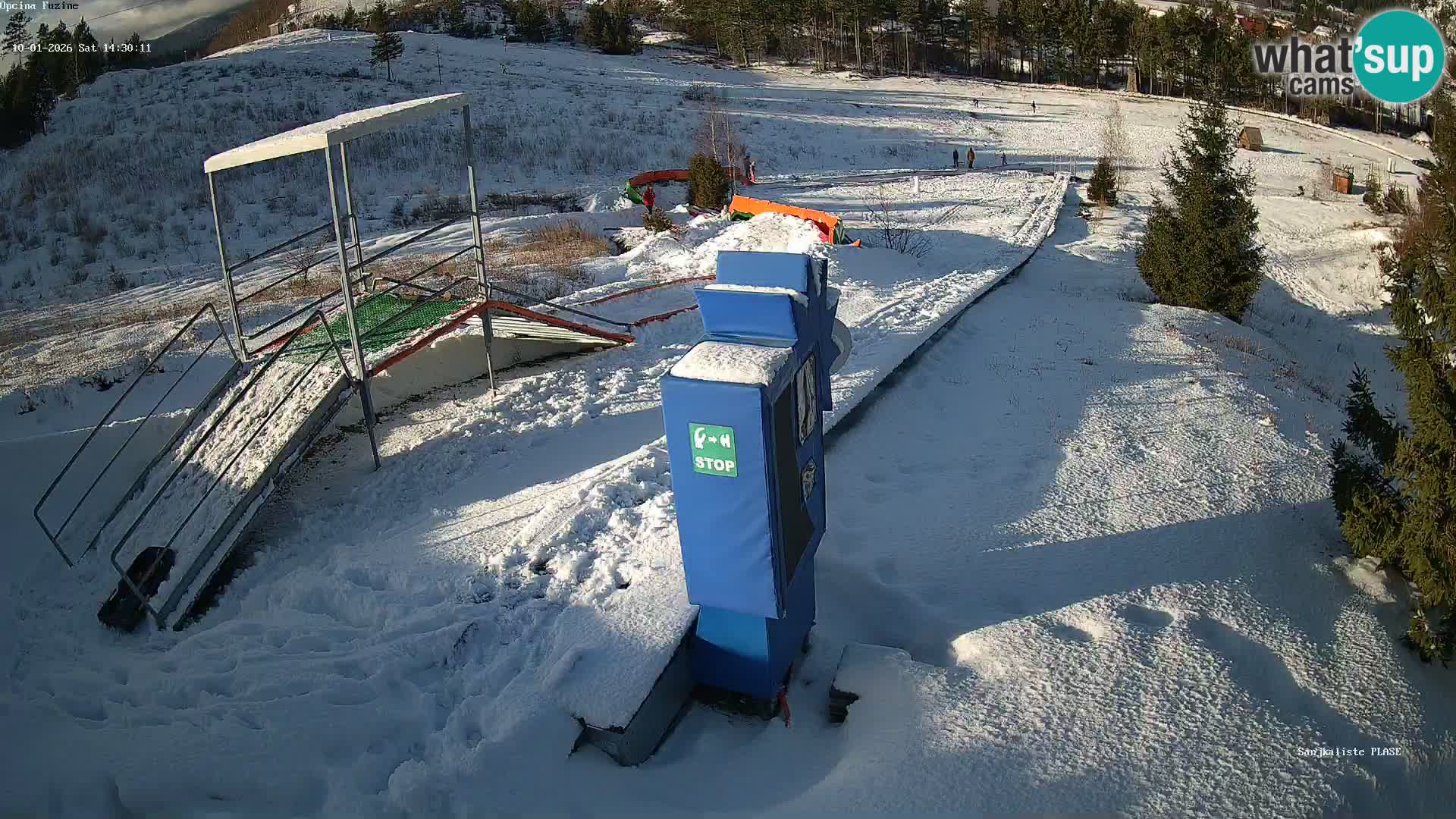 Webcam en direct Piste de luge de Fužine – Croatie