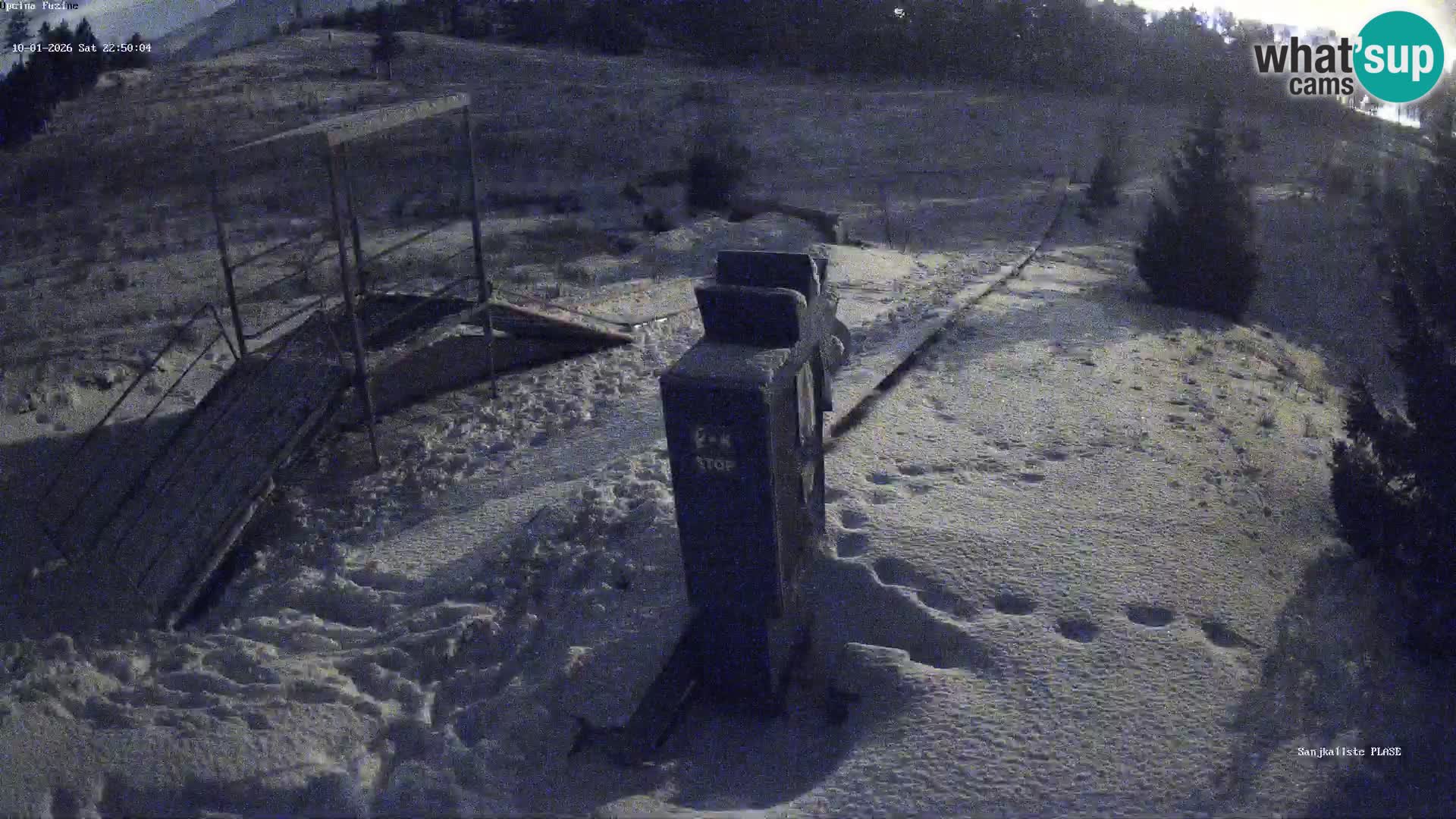 Live webcam Pista da slittino Fužine – Croazia