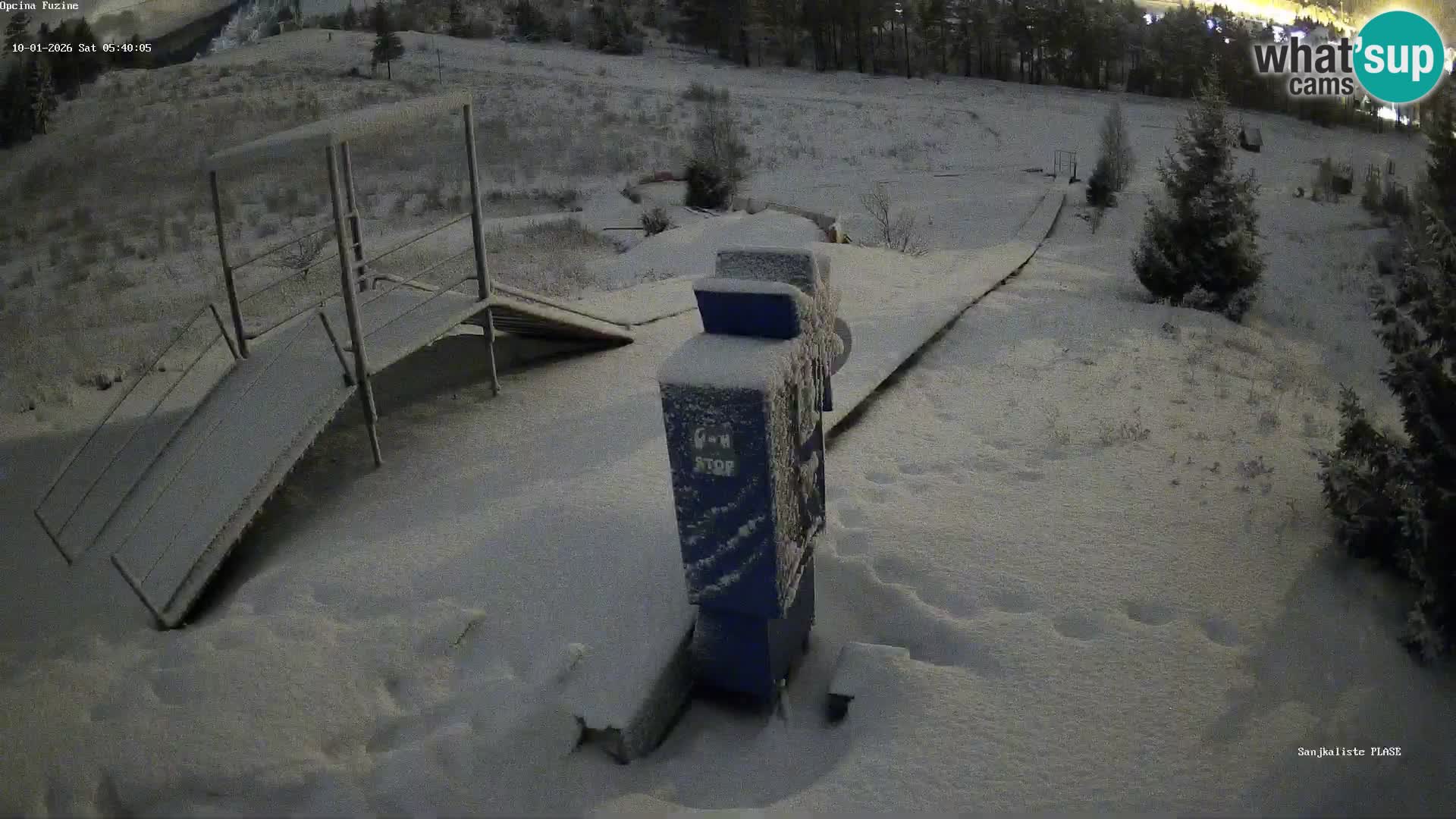 Web kamera uživo Sanjkalište Fužine – Hrvatska