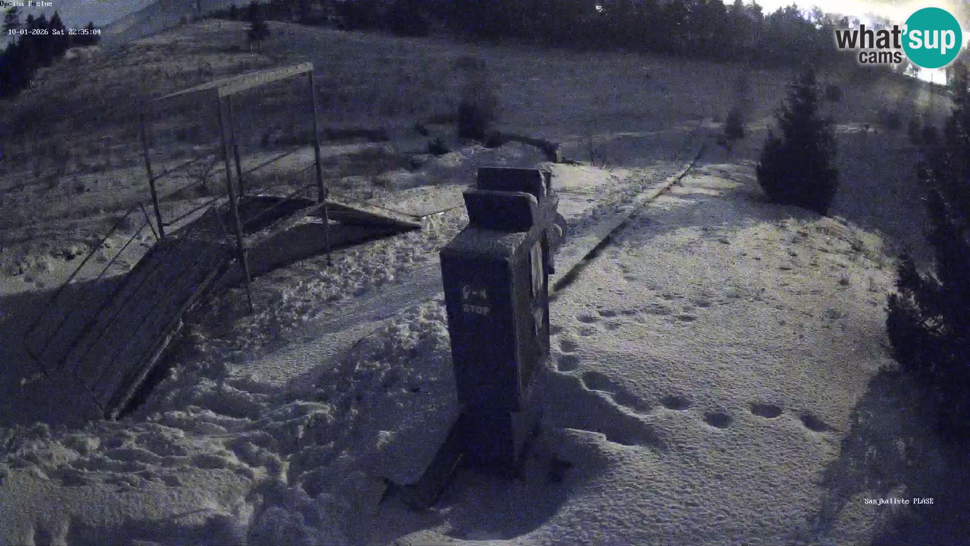 Live webcam Pista da slittino Fužine – Croazia