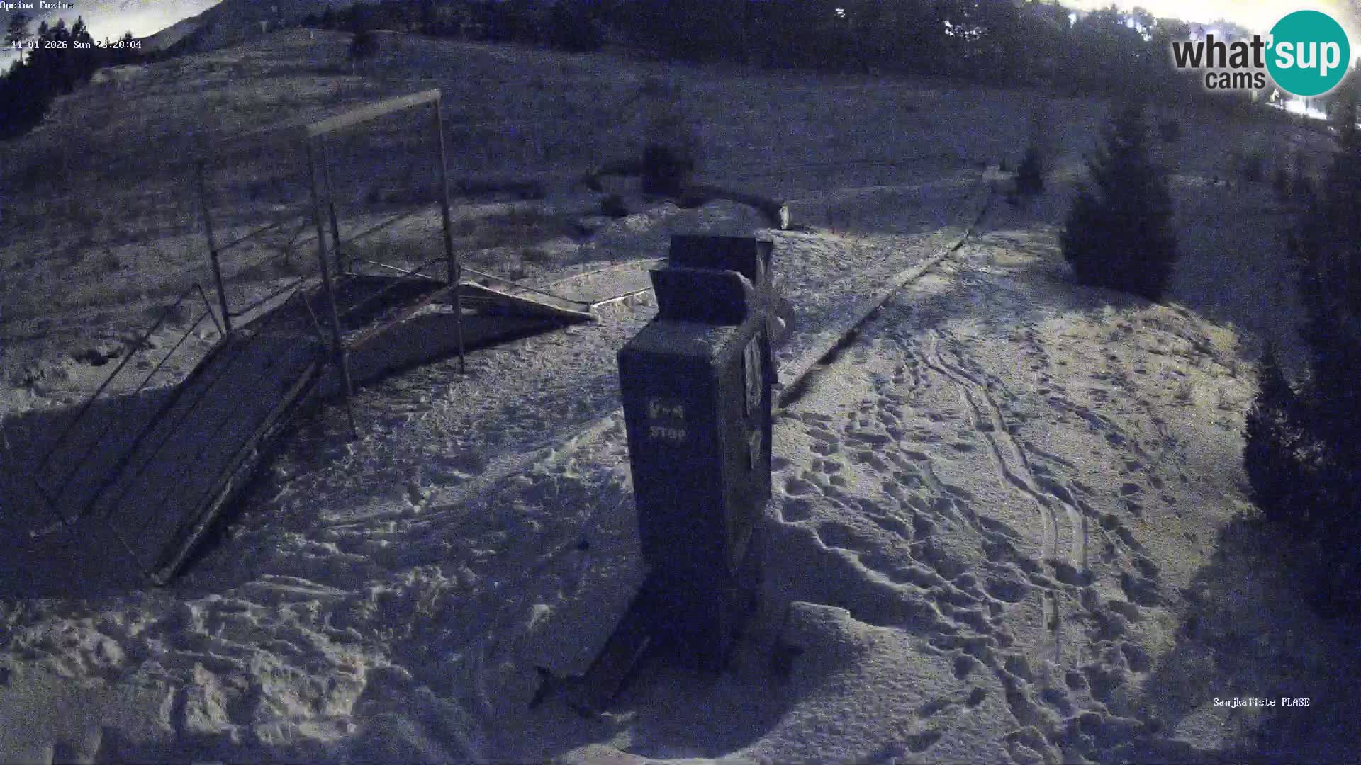 Live webcam Fužine toboggan run – Croatia