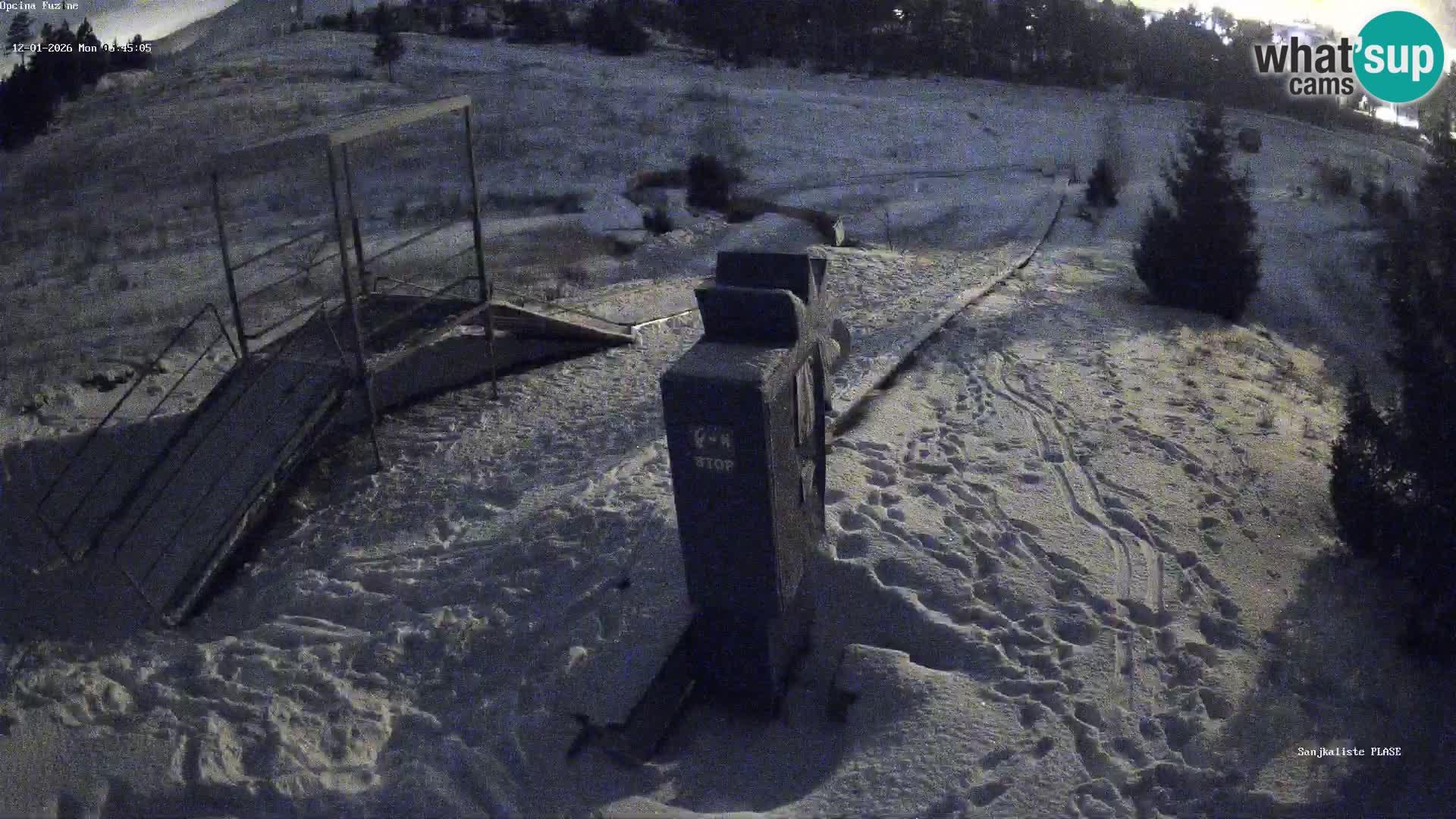 Live webcam Fužine toboggan run – Croatia