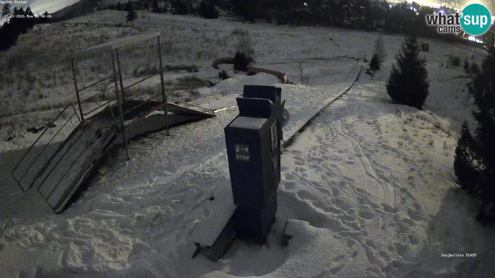 Web kamera uživo Sanjkalište Fužine – Hrvatska