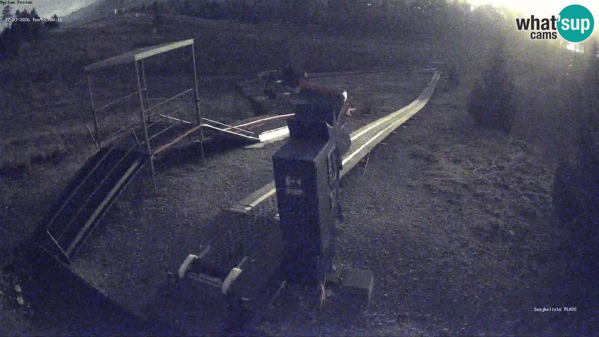 Live webcam Fužine toboggan run – Croatia