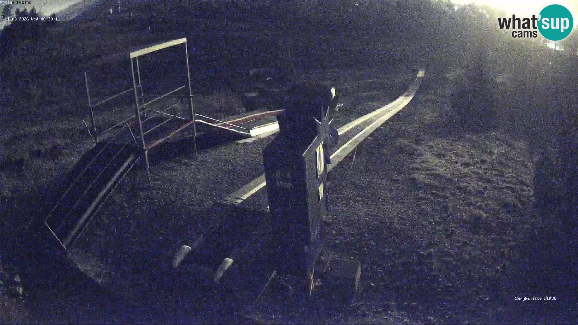 Live webcam Fužine toboggan run – Croatia