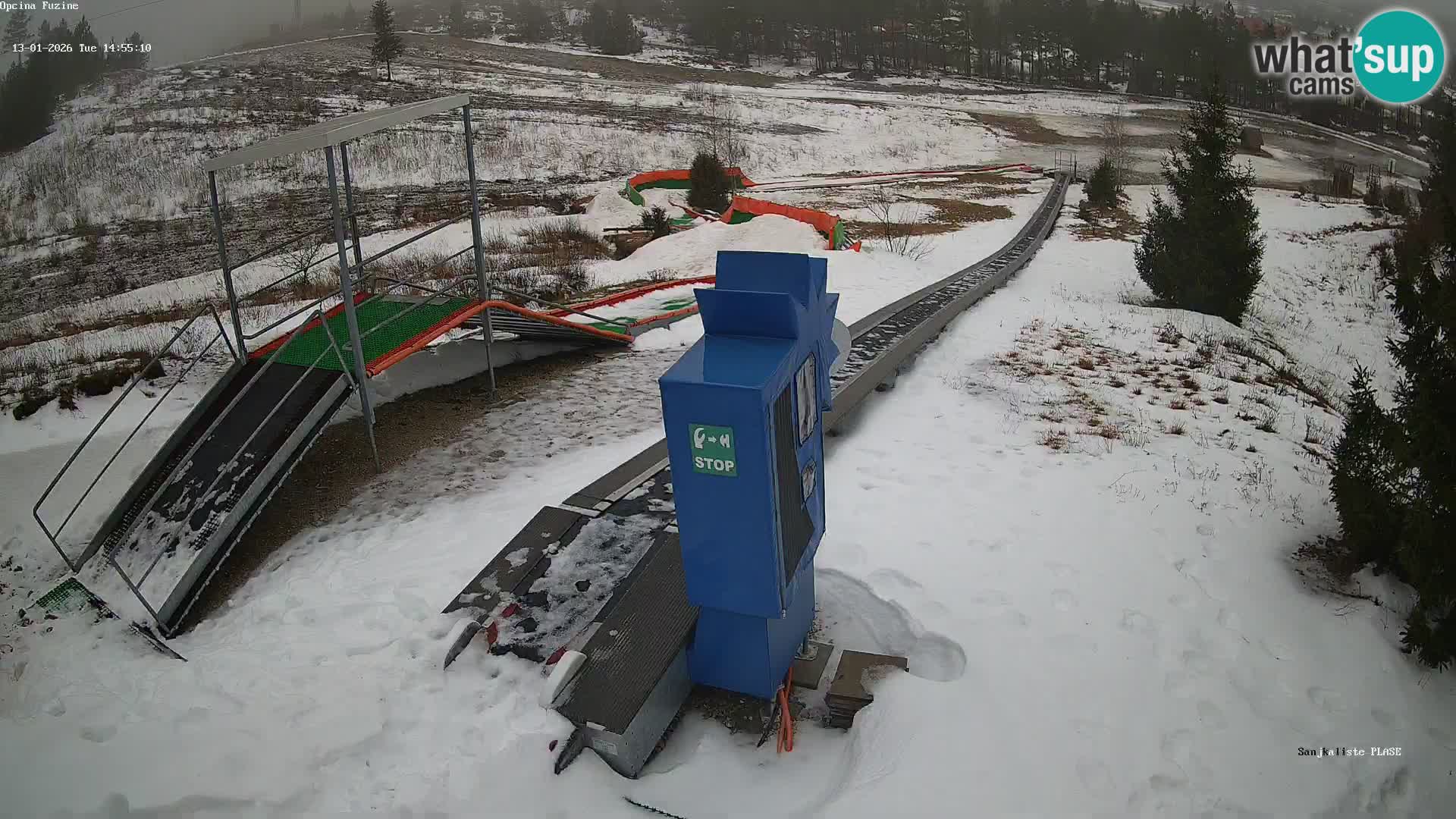 Web kamera uživo Sanjkalište Fužine – Hrvatska