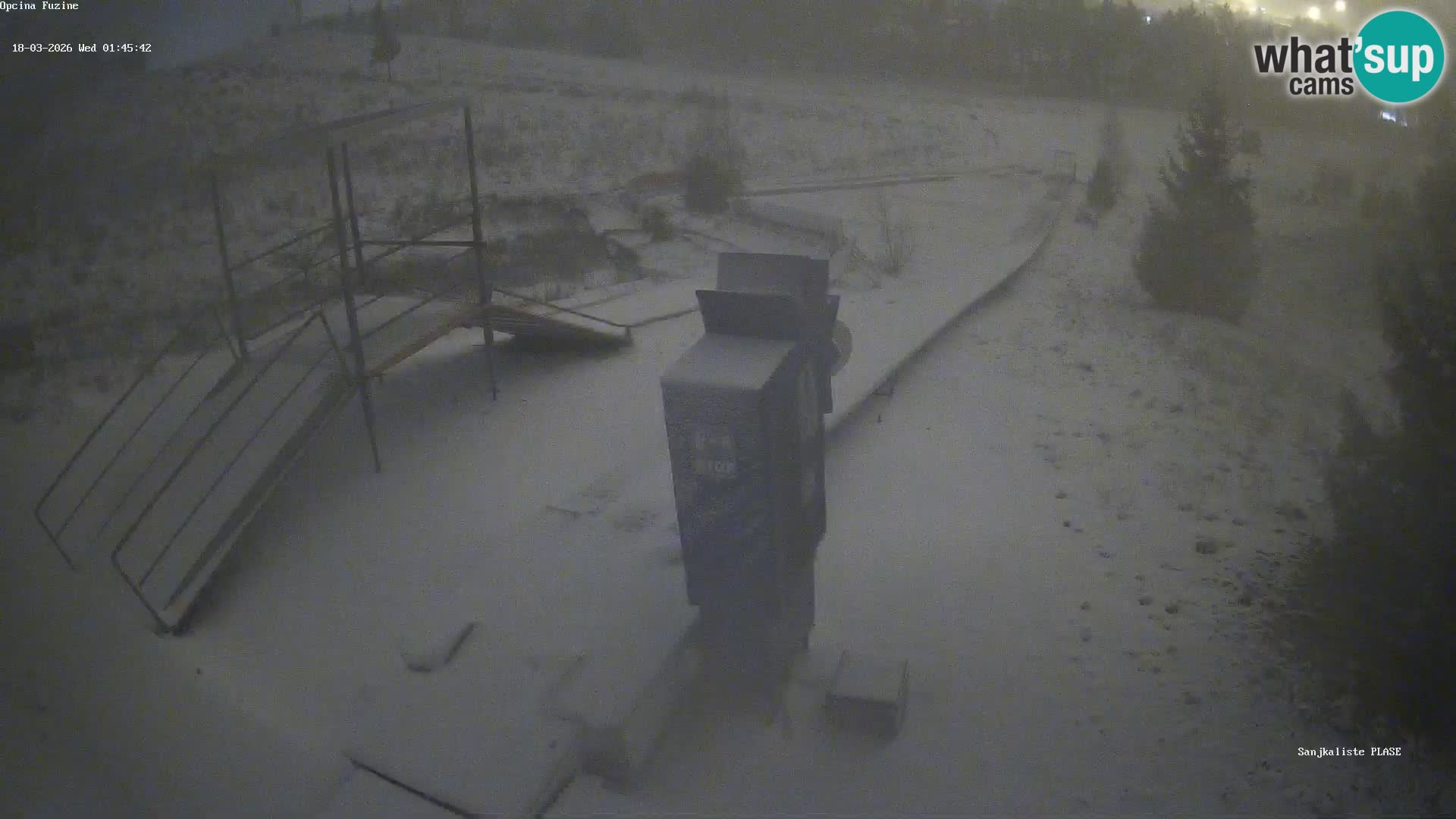 Spletna kamera v živo Sankališče Fužine – Hrvaška