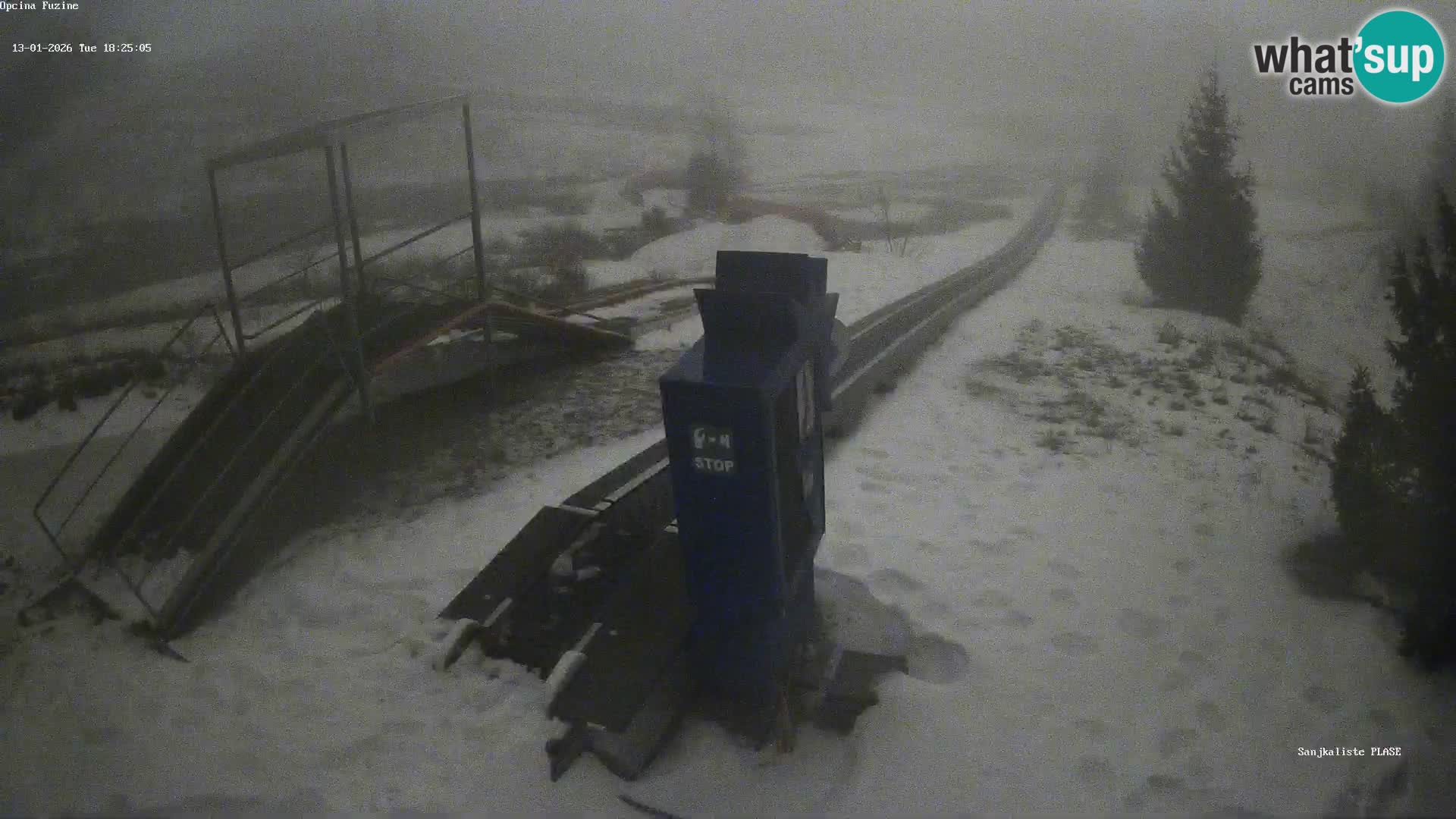 Web kamera uživo Sanjkalište Fužine – Hrvatska