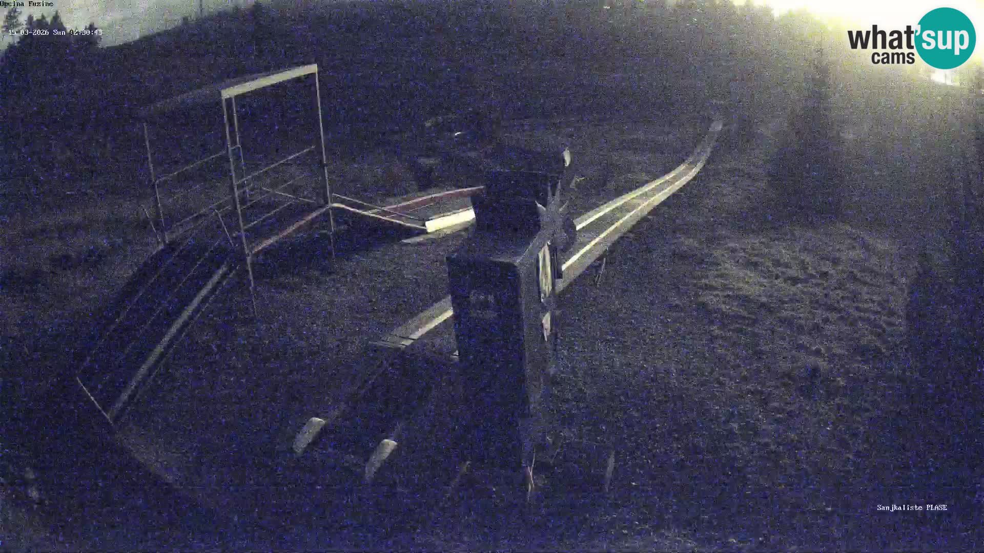 Live webcam Pista da slittino Fužine – Croazia