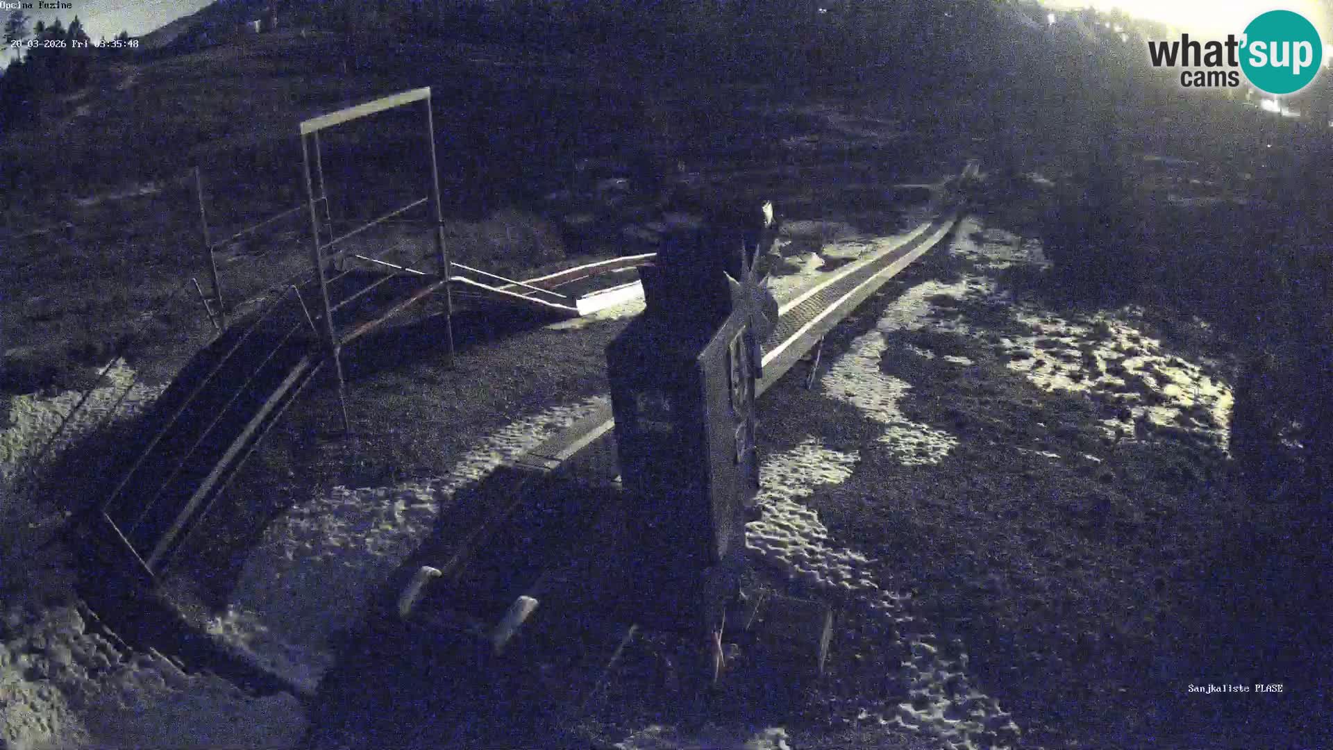 Webcam en vivo Pista de trineo Fužine – Croacia