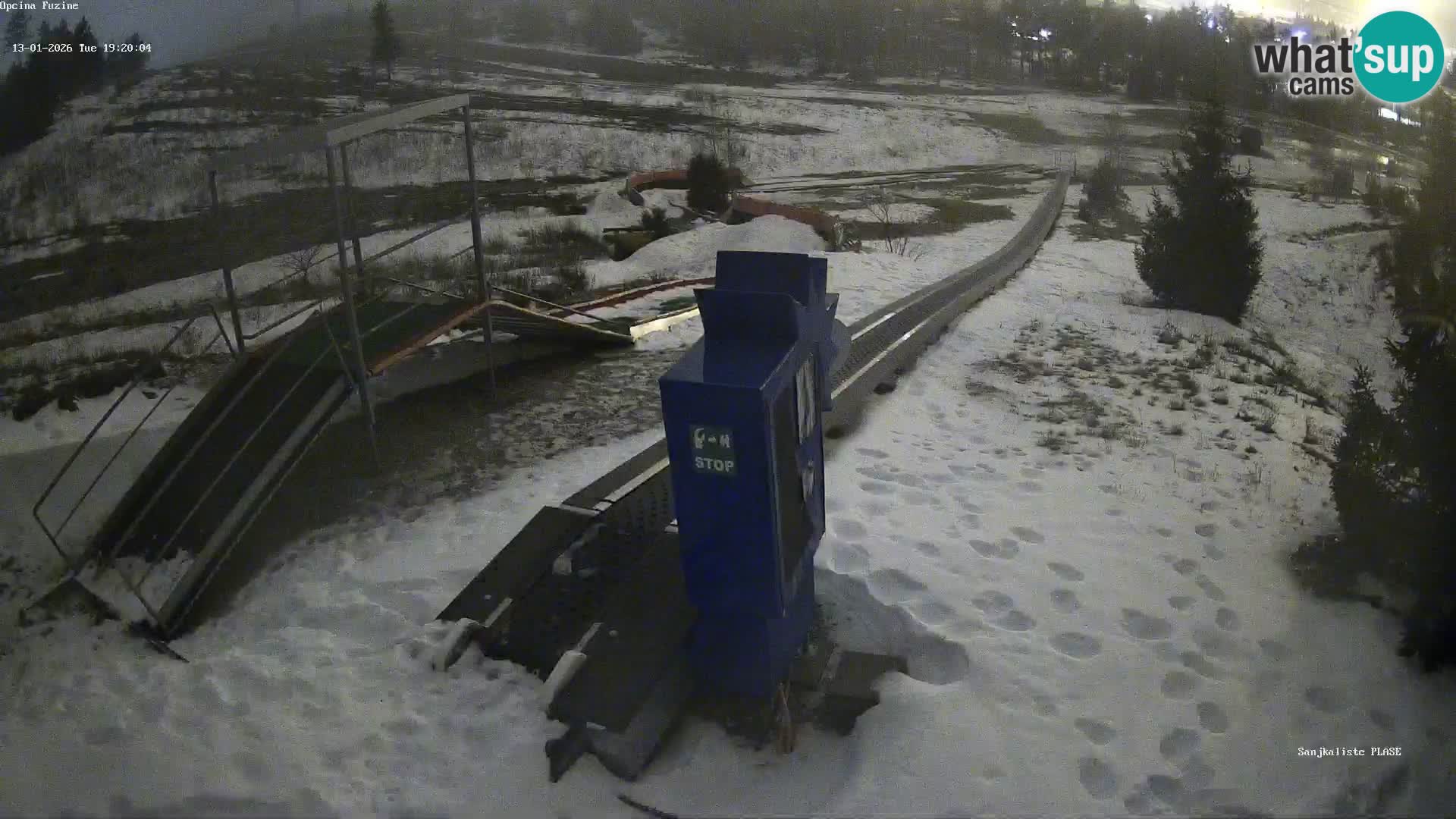 Webcam en direct Piste de luge de Fužine – Croatie