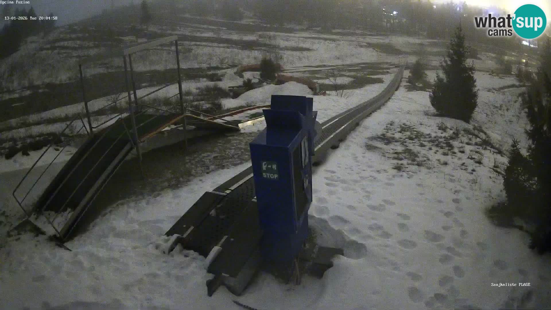 Live webcam Fužine toboggan run – Croatia