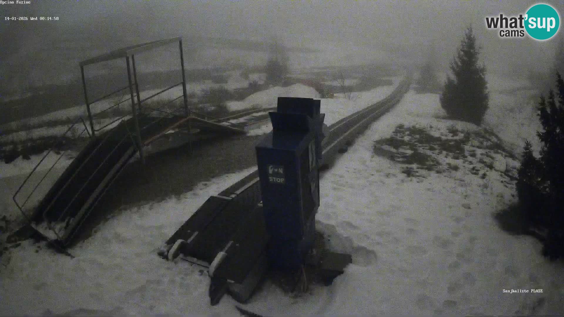 Web kamera uživo Sanjkalište Fužine – Hrvatska