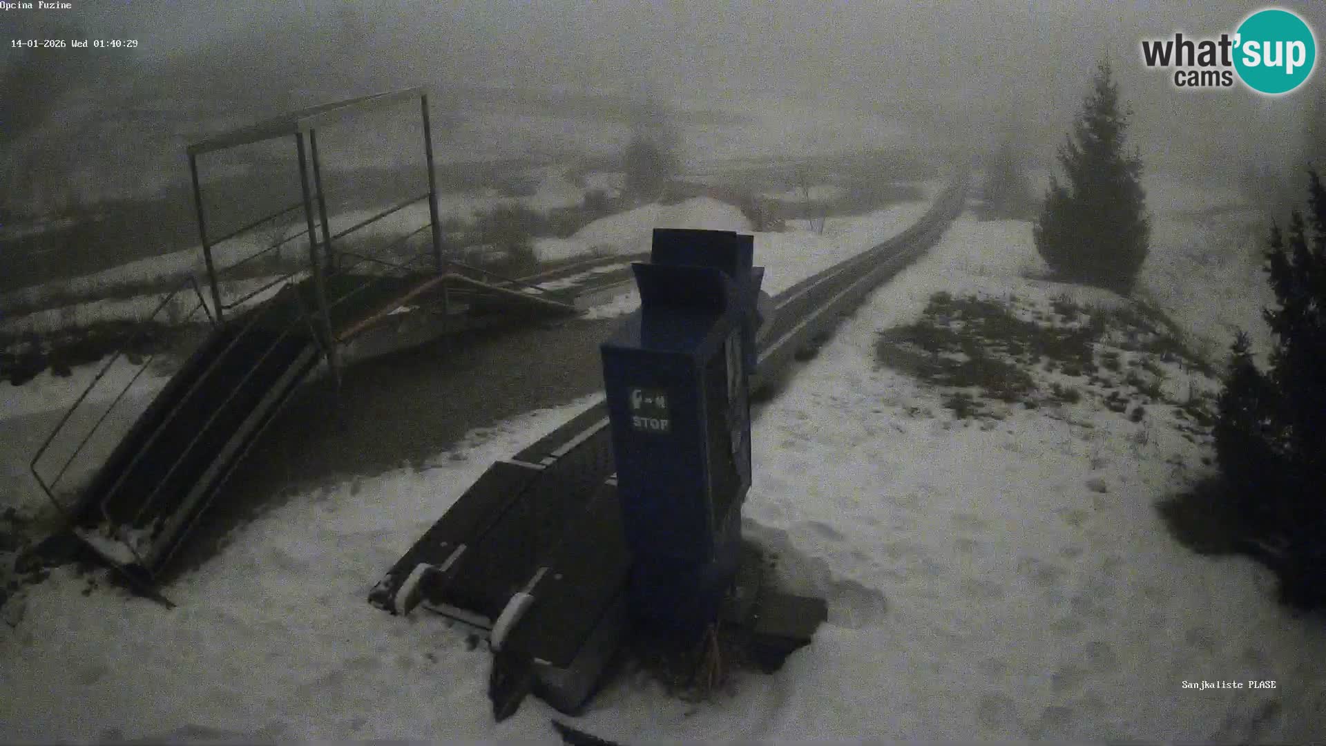 Web kamera uživo Sanjkalište Fužine – Hrvatska