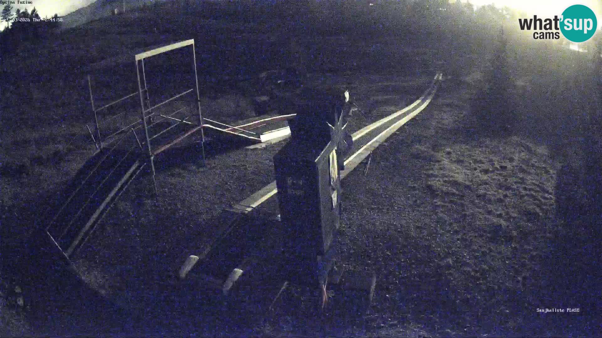 Live webcam Pista da slittino Fužine – Croazia