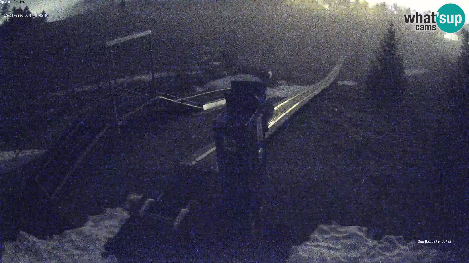 Spletna kamera v živo Sankališče Fužine – Hrvaška