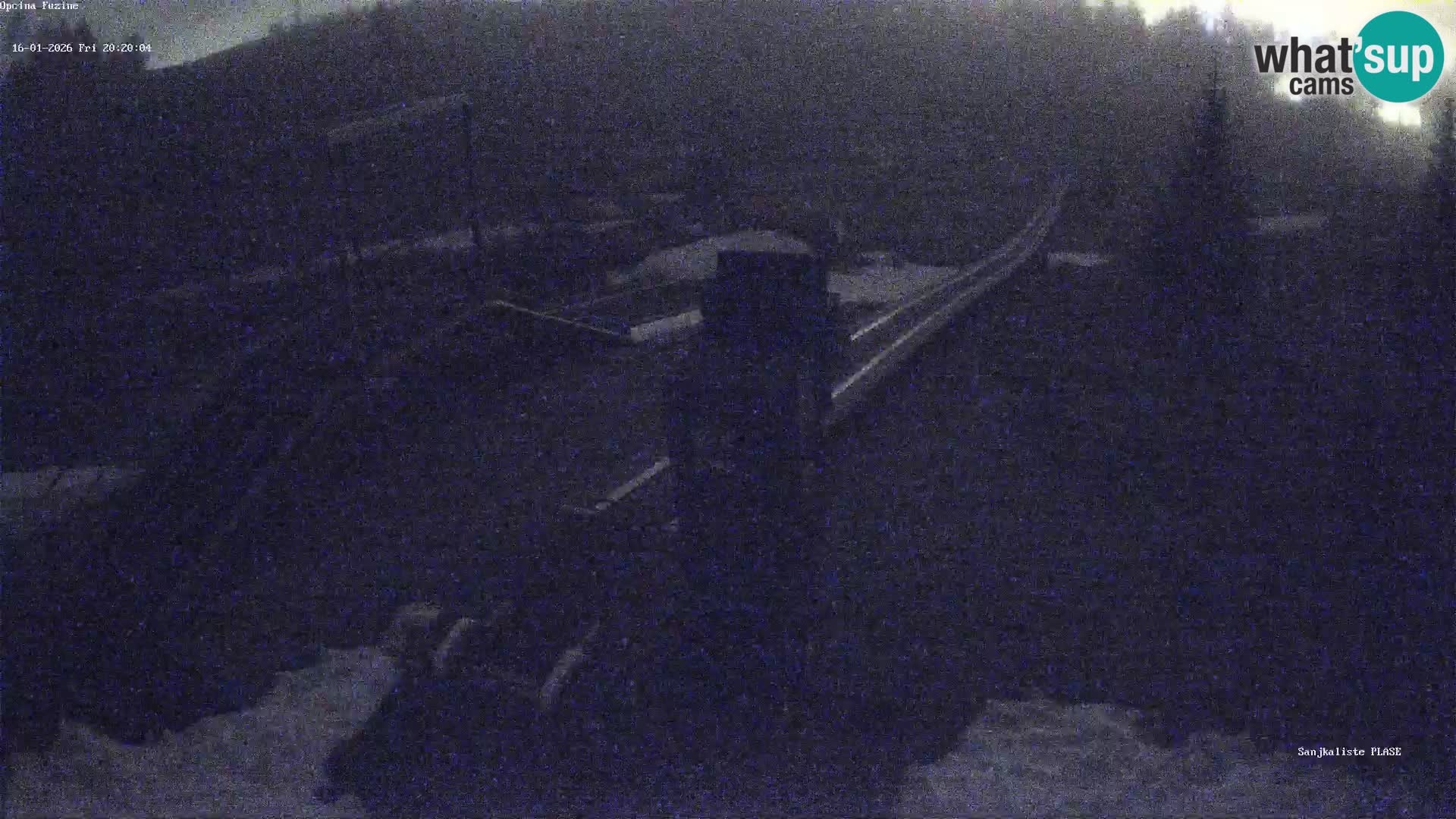 Live webcam Pista da slittino Fužine – Croazia