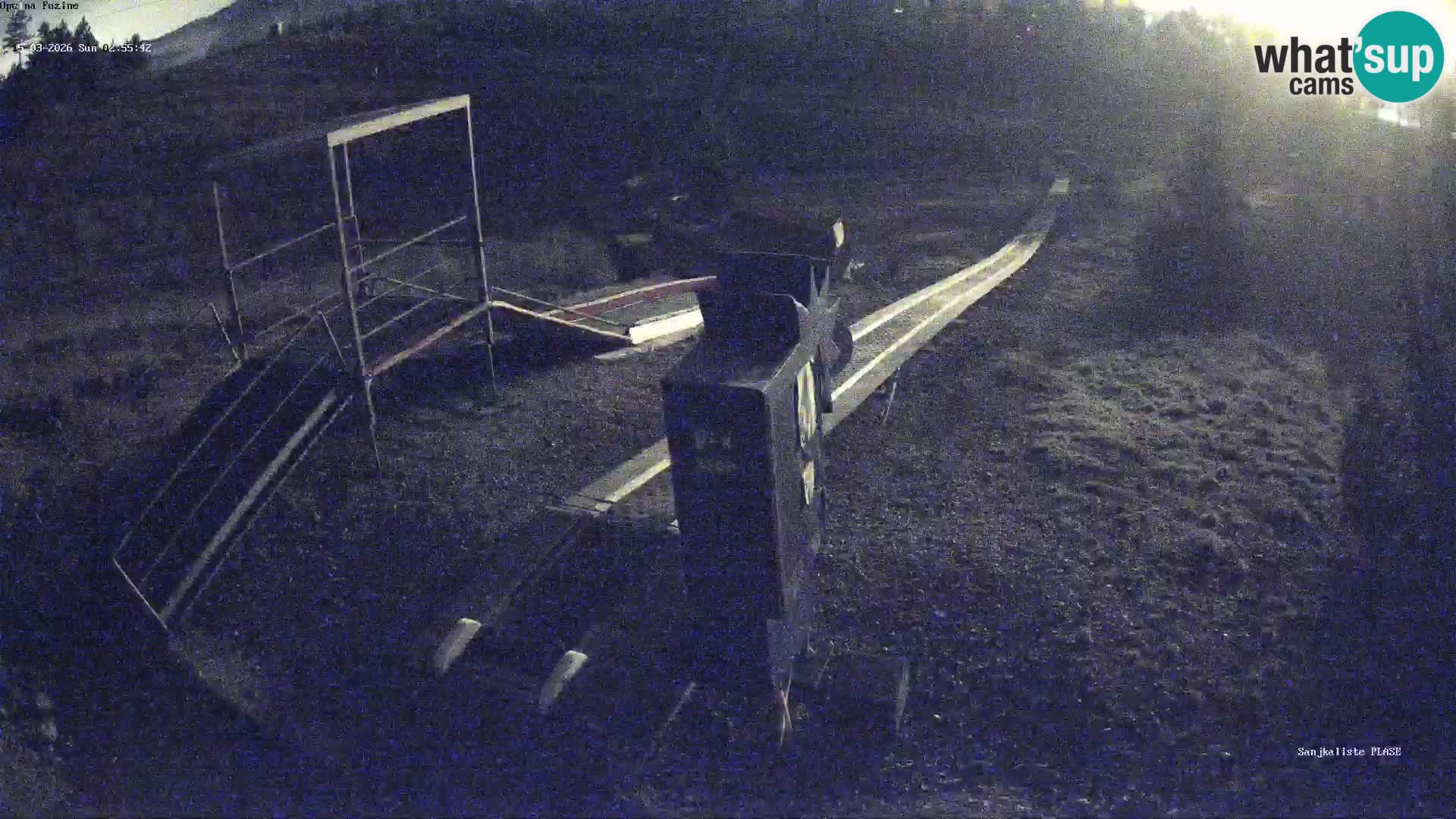 Live webcam Pista da slittino Fužine – Croazia