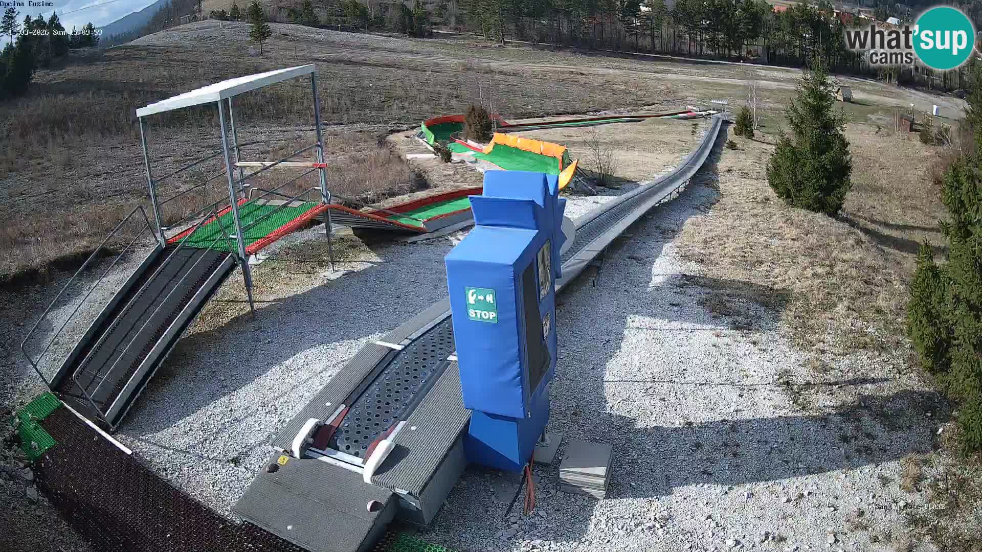 Webcam en direct Piste de luge de Fužine – Croatie