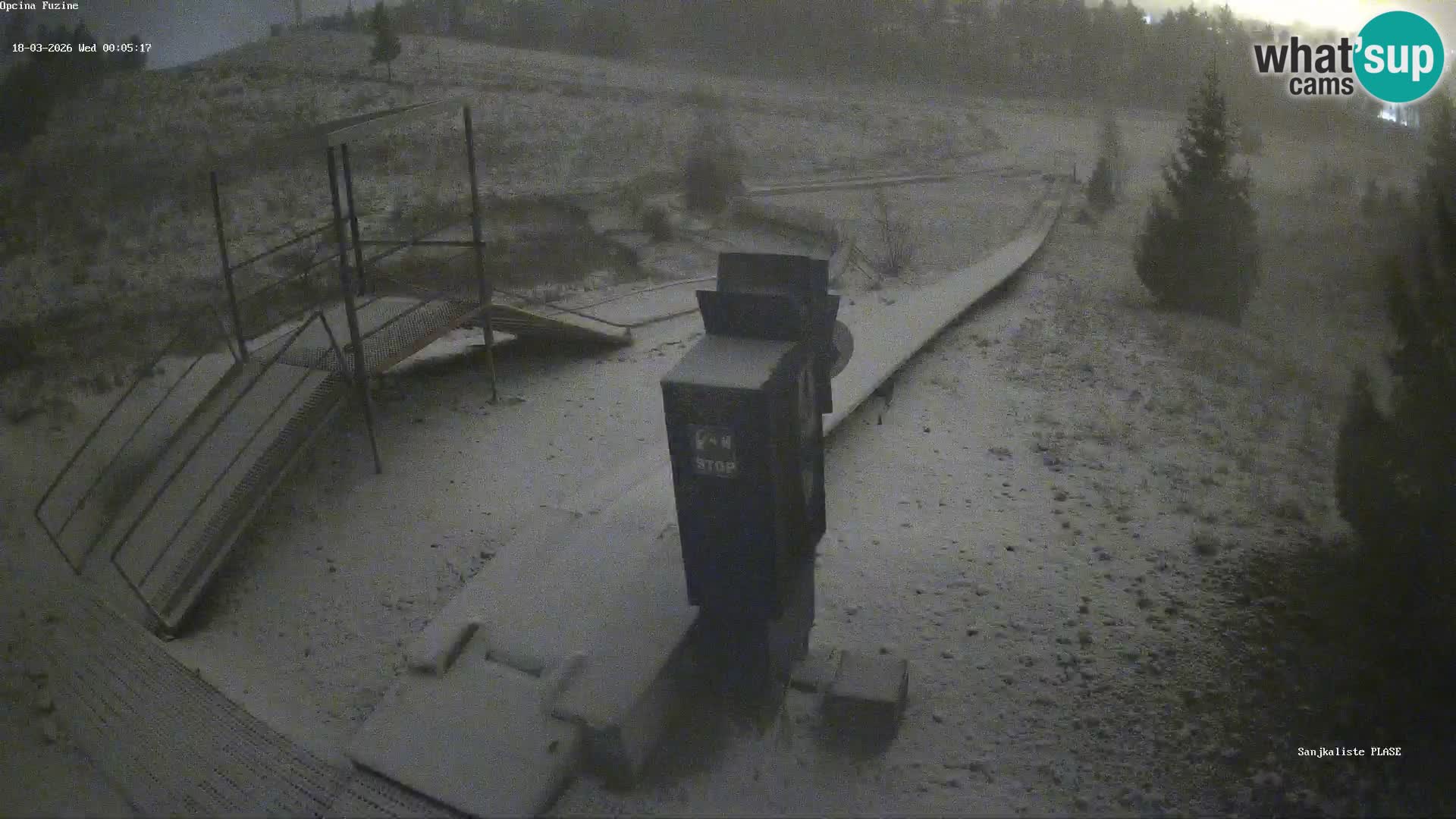 Web kamera uživo Sanjkalište Fužine – Hrvatska