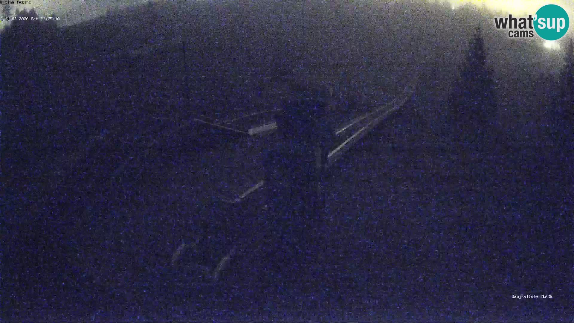 Live webcam Fužine toboggan run – Croatia