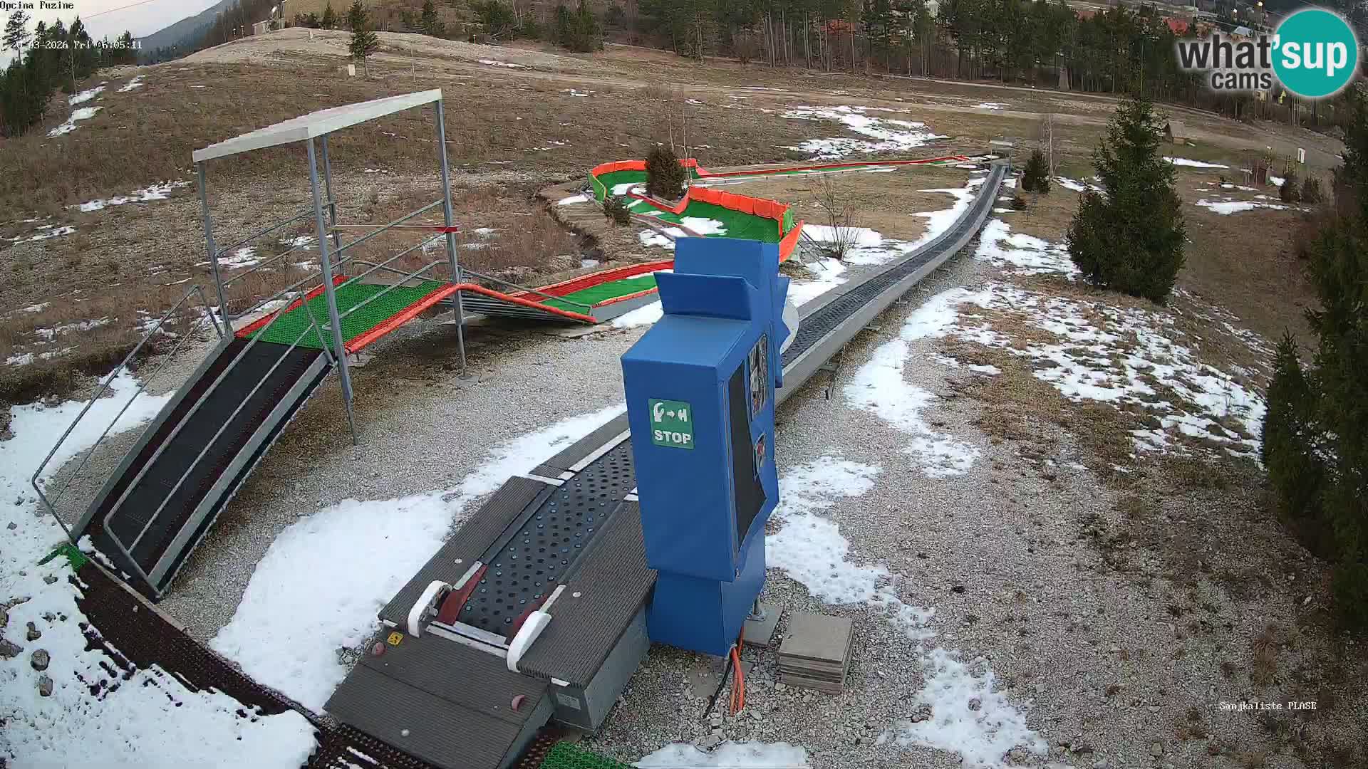 Web kamera uživo Sanjkalište Fužine – Hrvatska