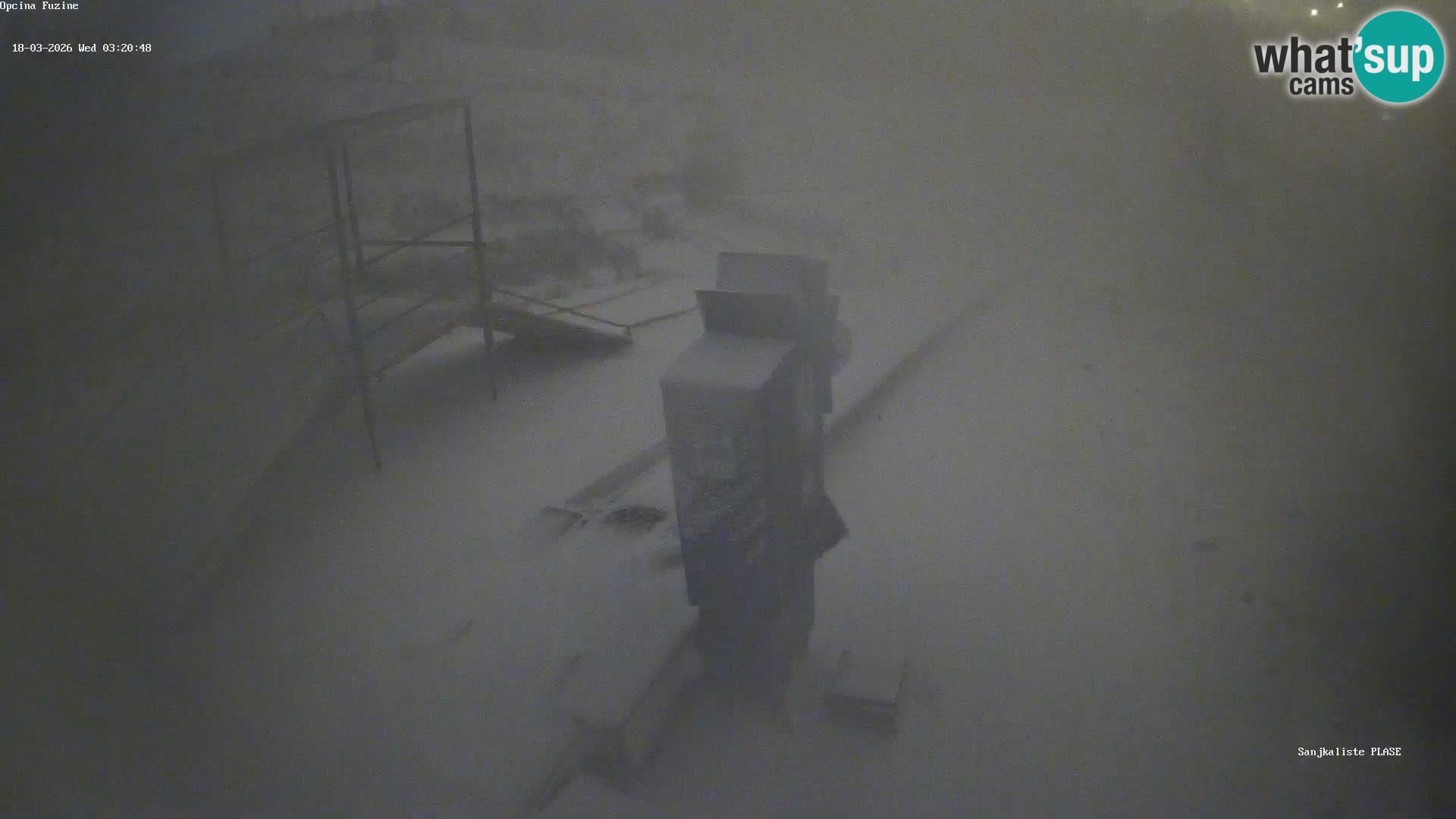 Webcam en vivo Pista de trineo Fužine – Croacia