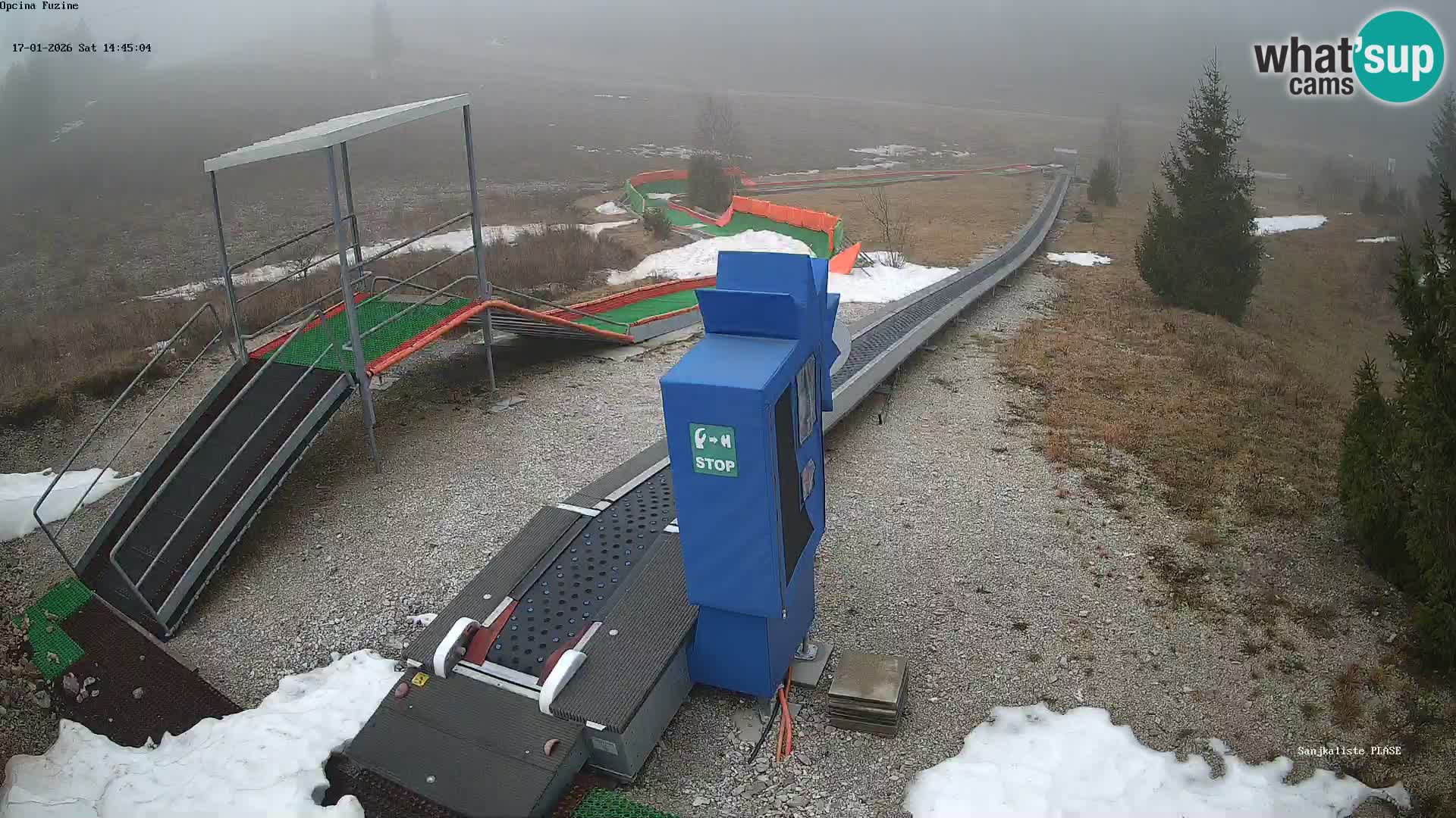 Web kamera uživo Sanjkalište Fužine – Hrvatska