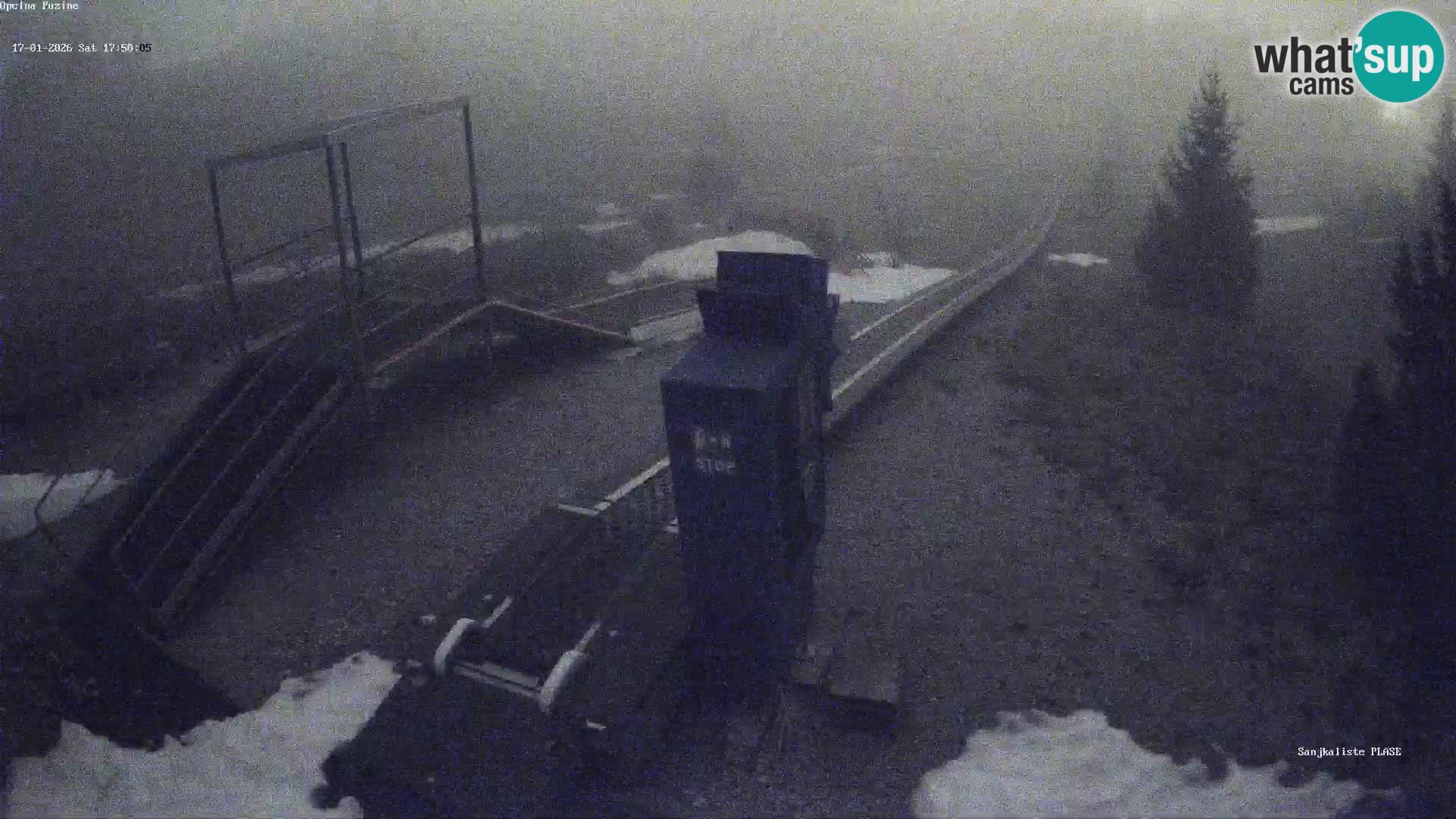 Live webcam Fužine toboggan run – Croatia