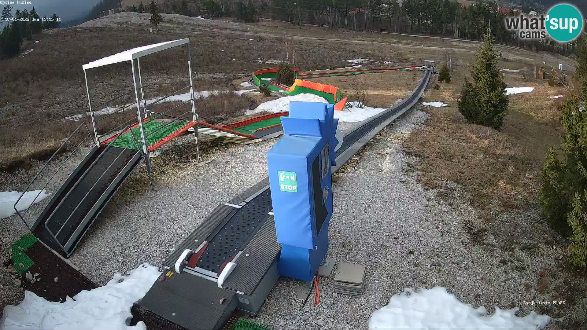 Web kamera uživo Sanjkalište Fužine – Hrvatska