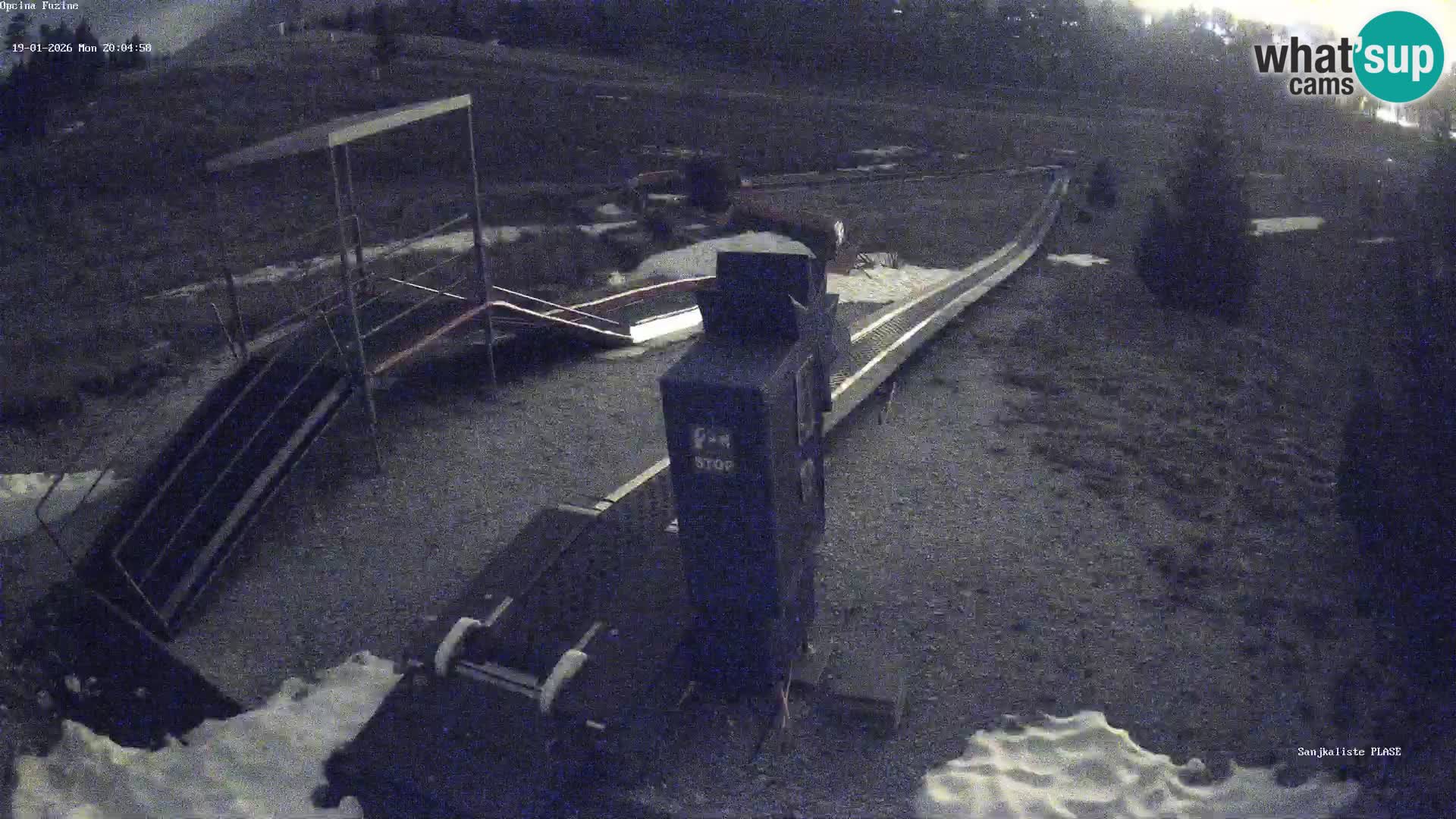 Webcam en direct Piste de luge de Fužine – Croatie