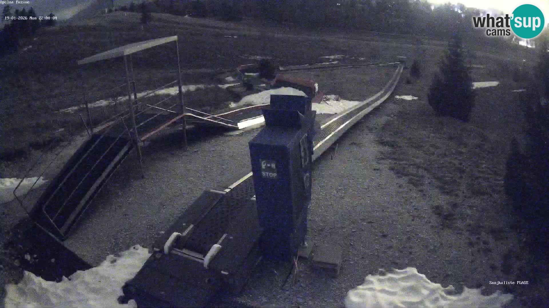 Webcam en direct Piste de luge de Fužine – Croatie