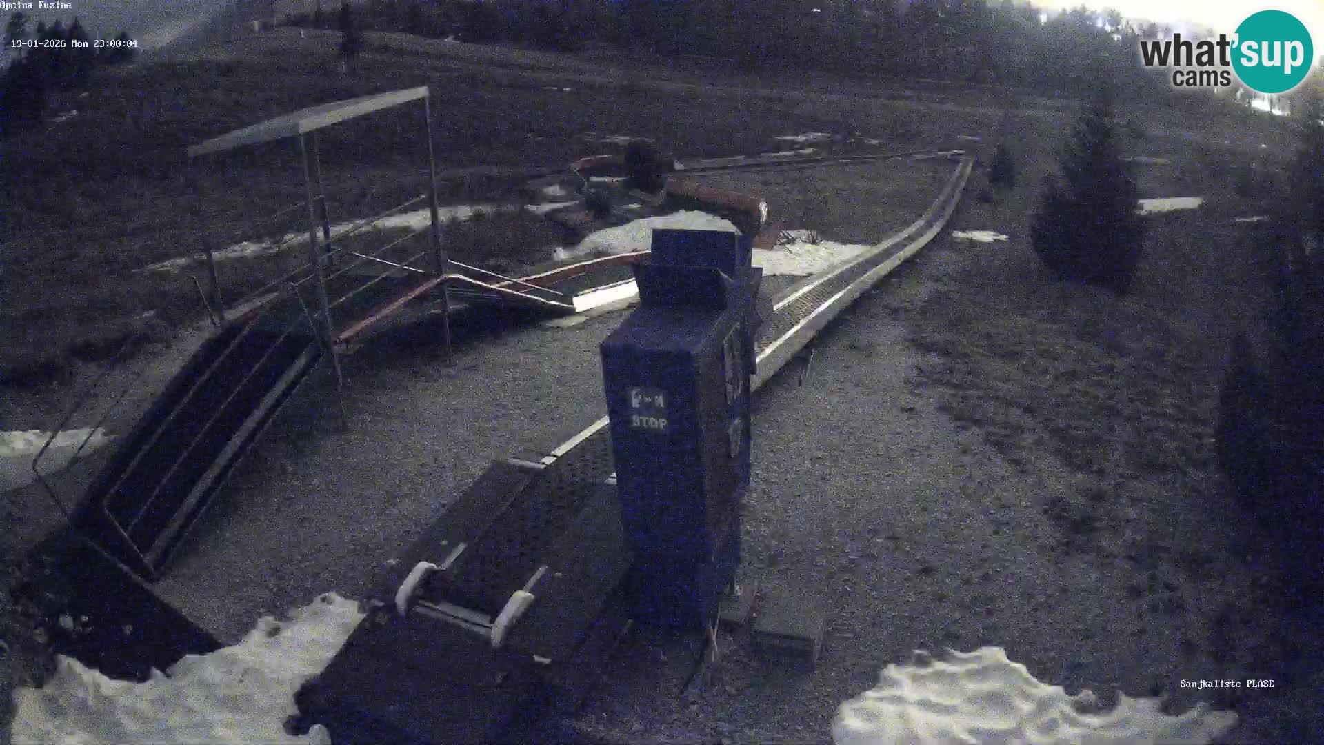 Webcam en direct Piste de luge de Fužine – Croatie