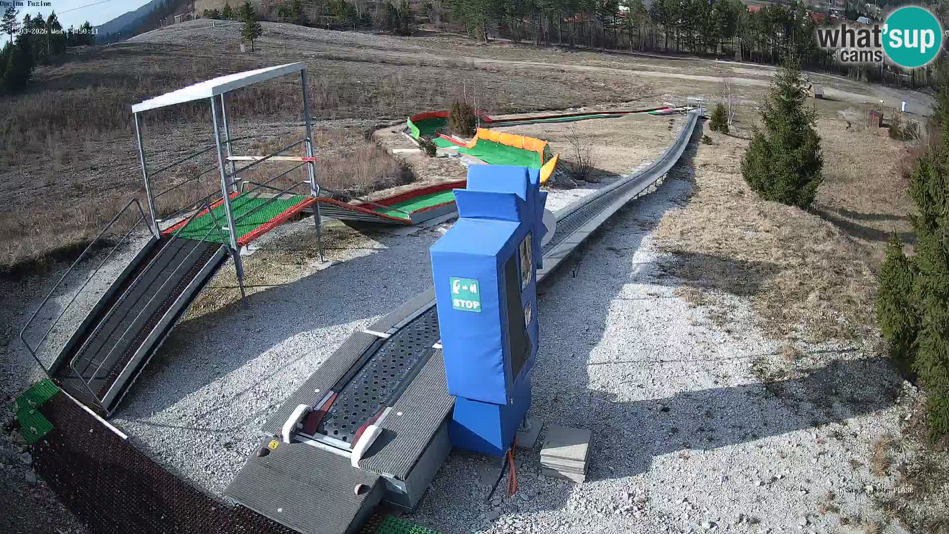 Webcam en direct Piste de luge de Fužine – Croatie