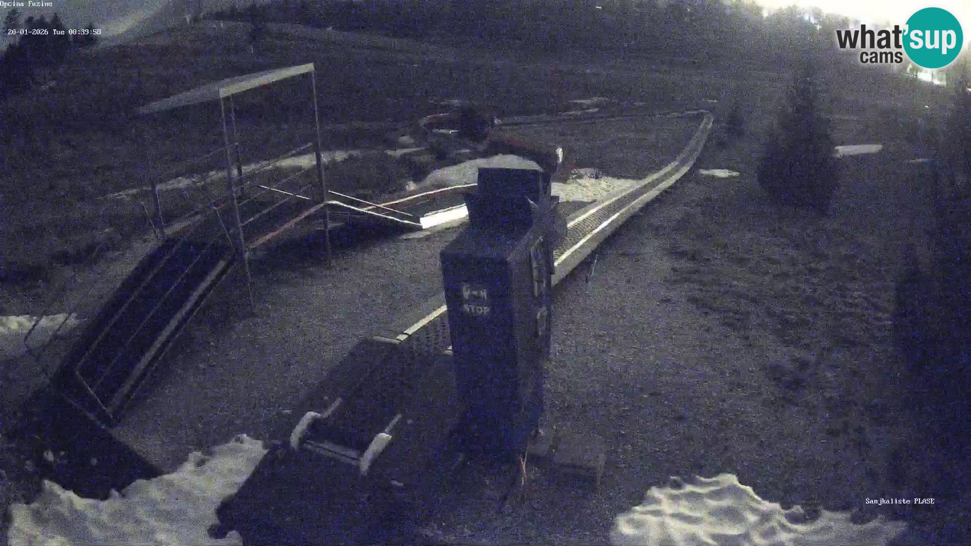 Webcam en direct Piste de luge de Fužine – Croatie