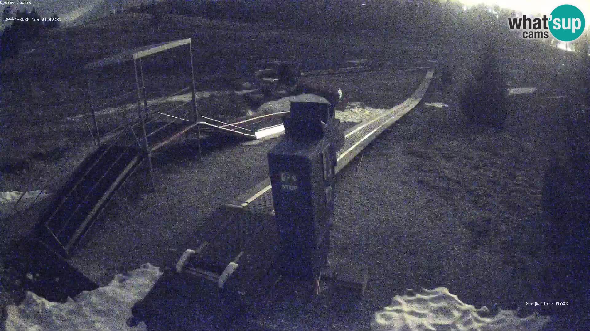 Live webcam Fužine toboggan run – Croatia