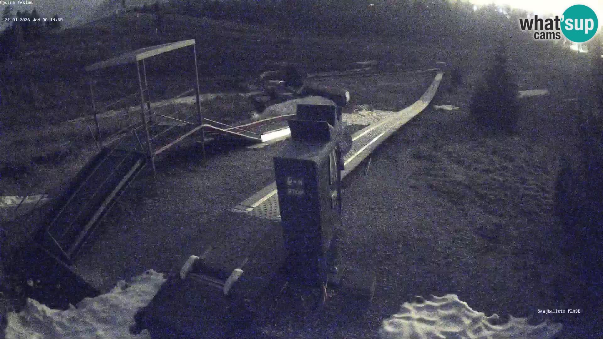 Live webcam Fužine toboggan run – Croatia