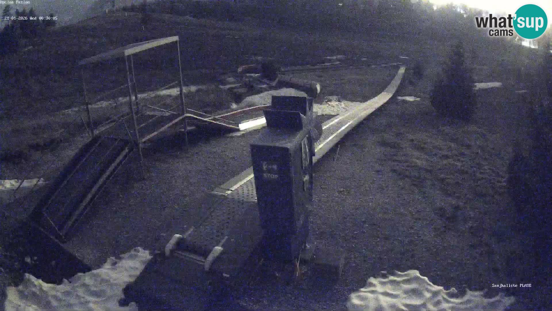 Live webcam Fužine toboggan run – Croatia