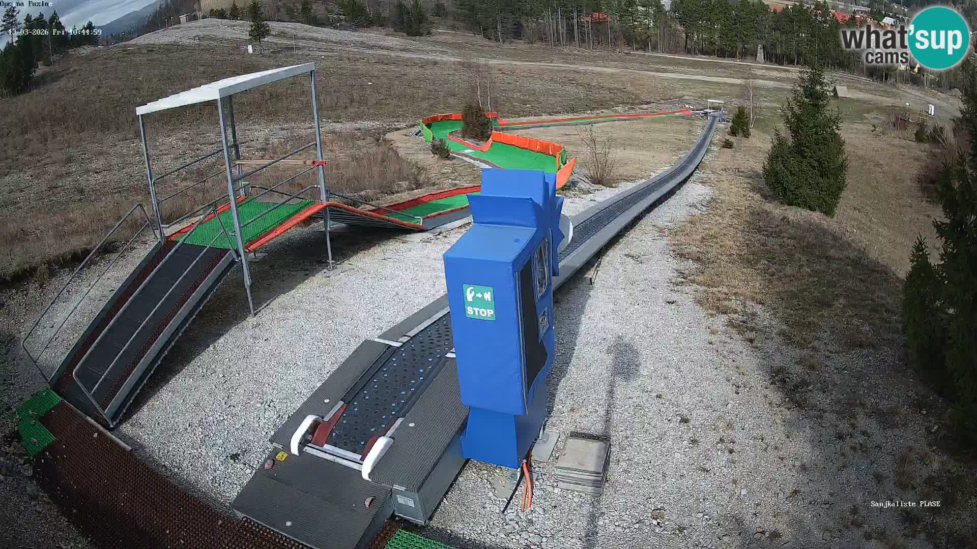 Webcam en direct Piste de luge de Fužine – Croatie