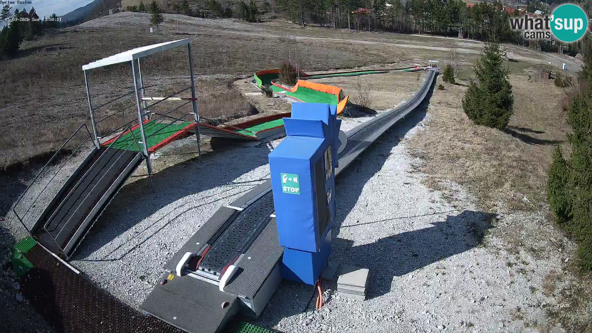 Spletna kamera v živo Sankališče Fužine – Hrvaška