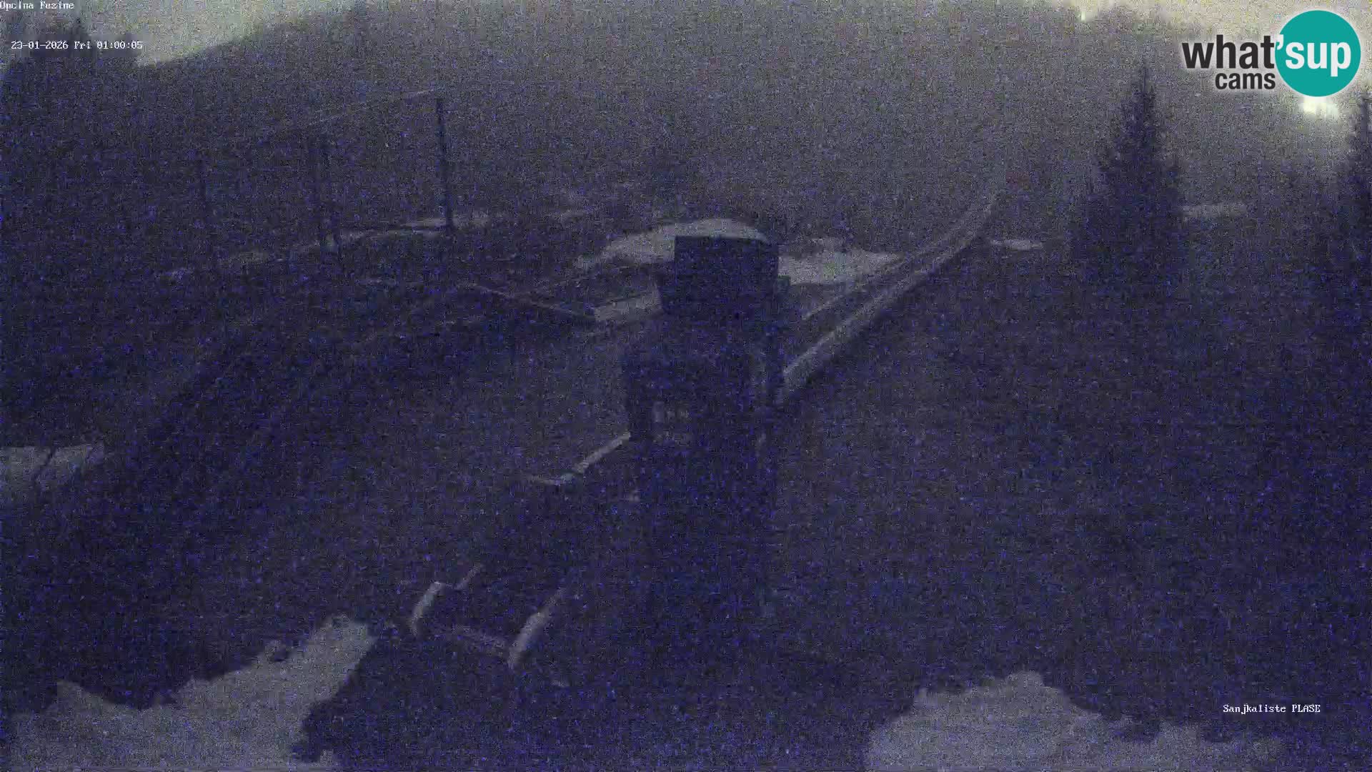 Live webcam Fužine toboggan run – Croatia