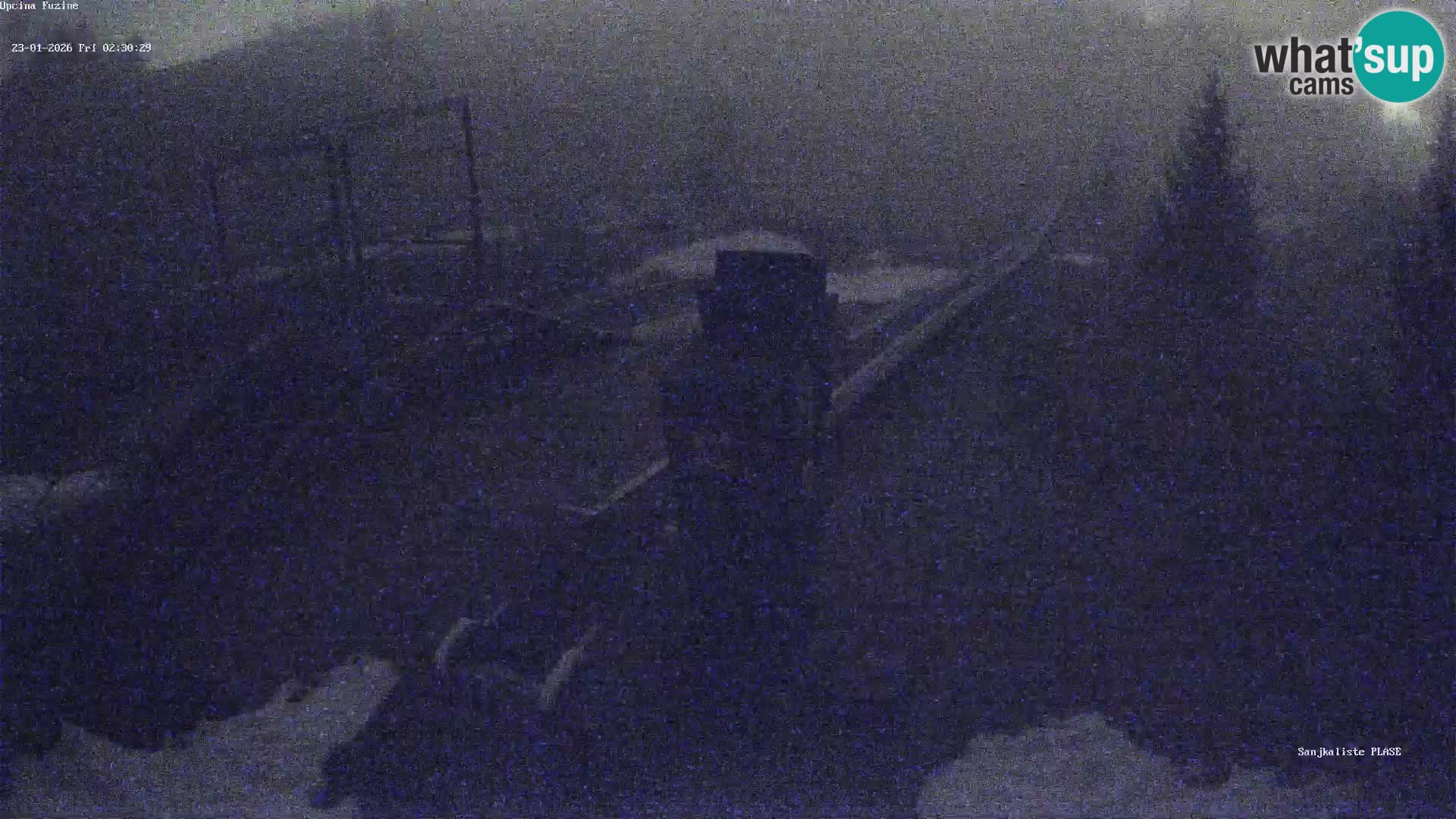 Live webcam Fužine toboggan run – Croatia