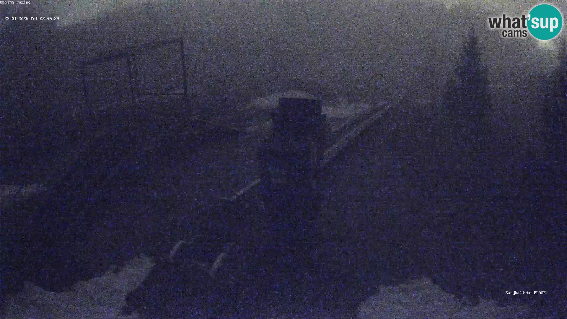 Live webcam Fužine toboggan run – Croatia