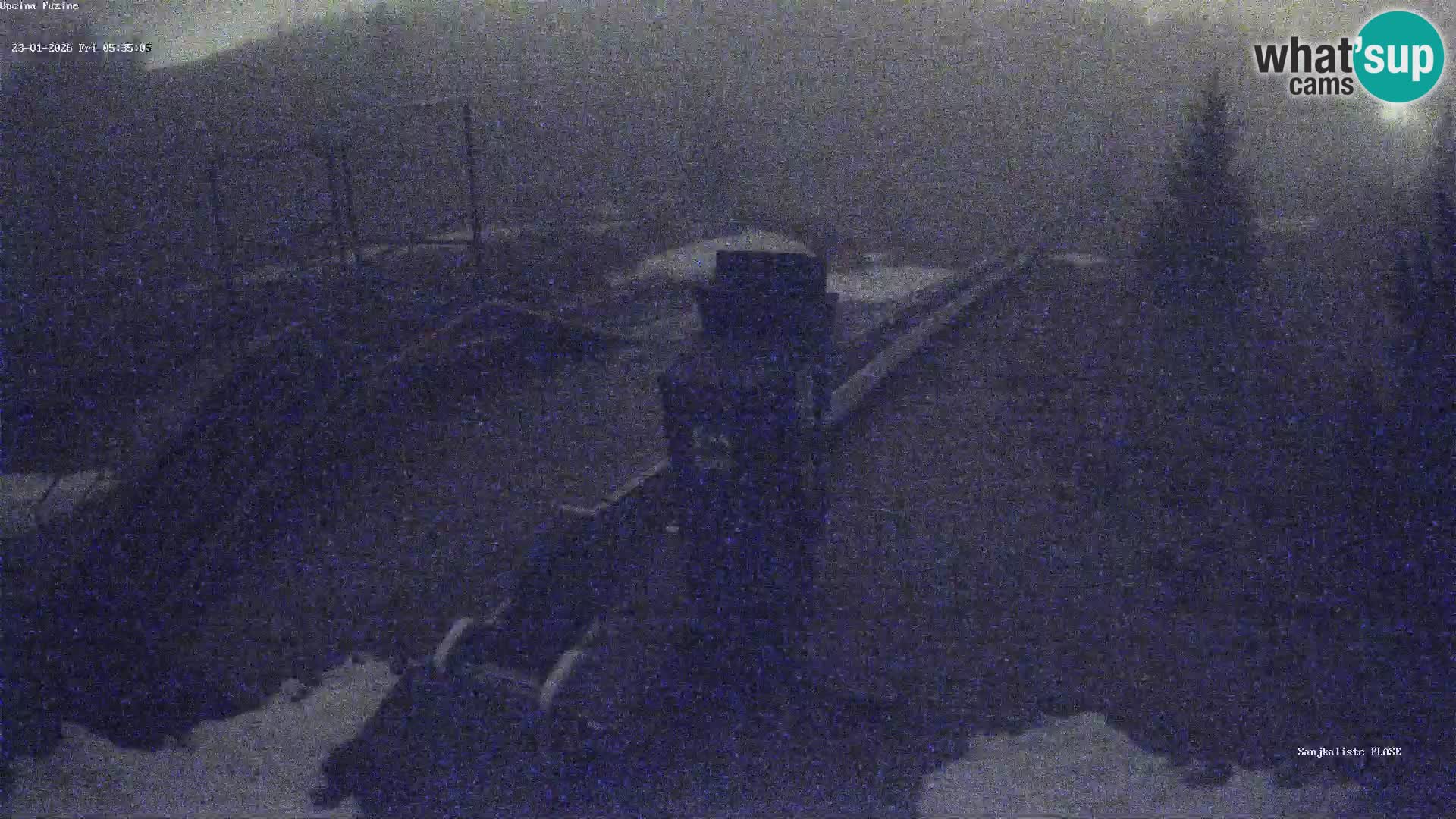 Spletna kamera v živo Sankališče Fužine – Hrvaška