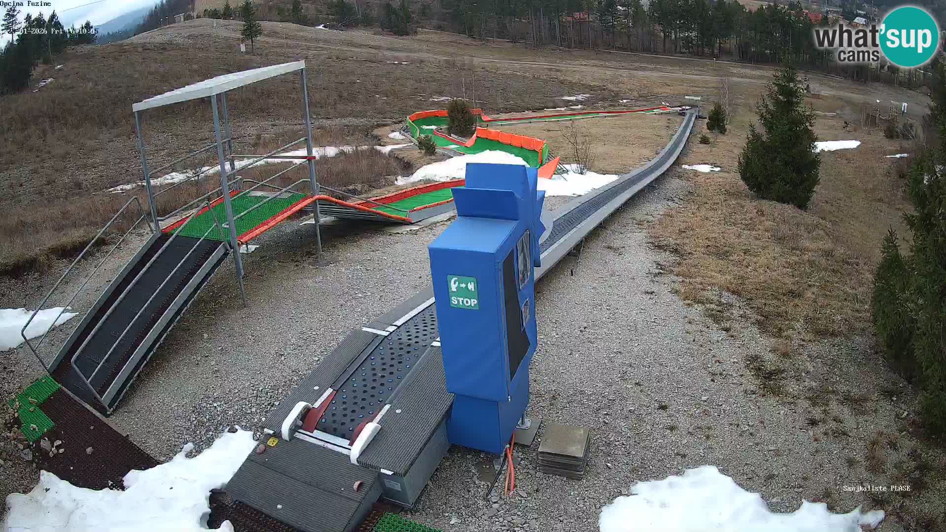 Spletna kamera v živo Sankališče Fužine – Hrvaška
