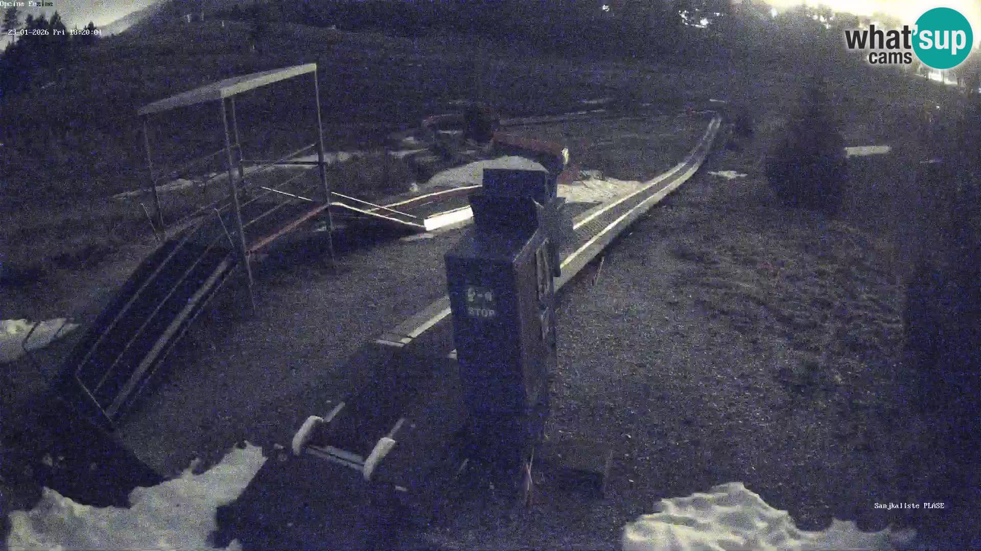 Webcam en direct Piste de luge de Fužine – Croatie